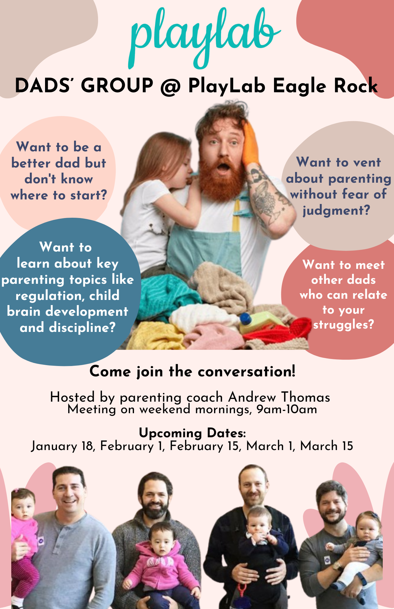 Dads' Group, 9:00am-10:00am