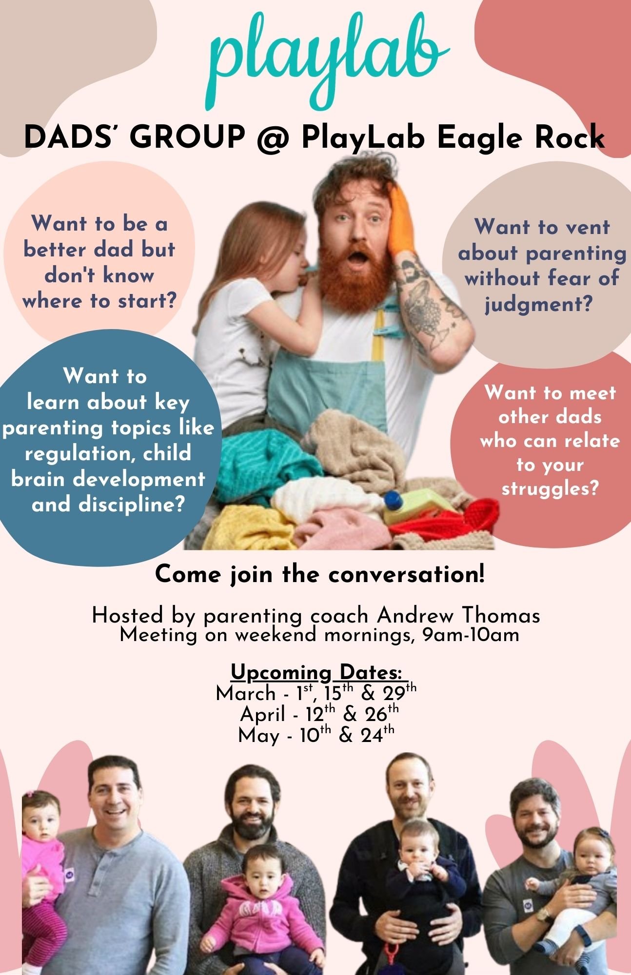 Dads' Group, 9:00am-10:00am