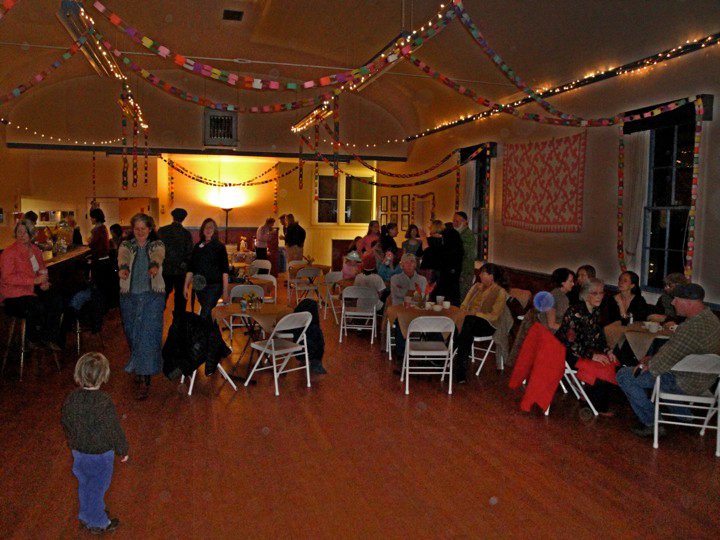 Barn dance at the Tomales Town Hall c. 2007.