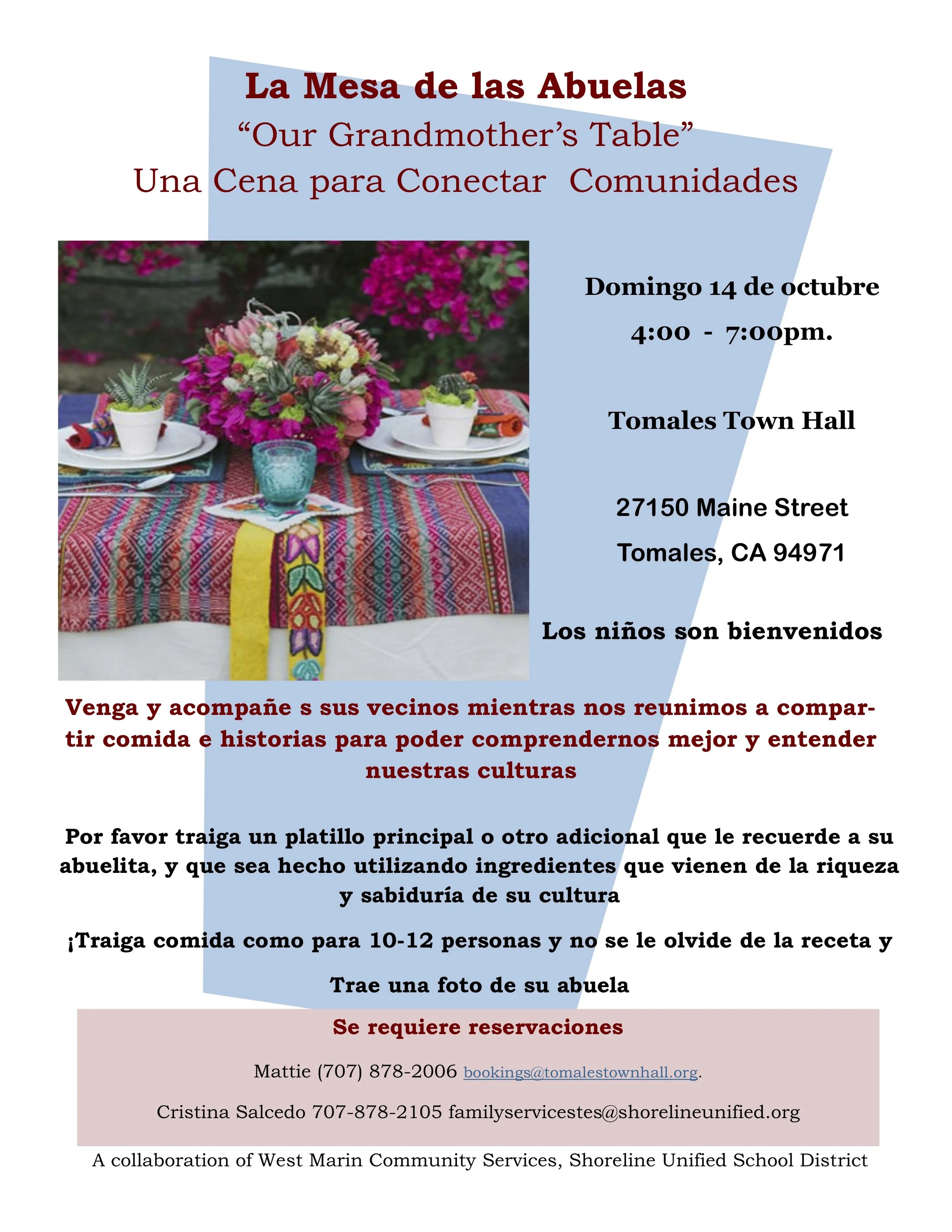 La Mesa de las Abuelas / Grandmother's Table