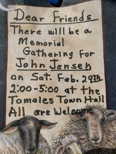 Memorial Gathering for John Jensen