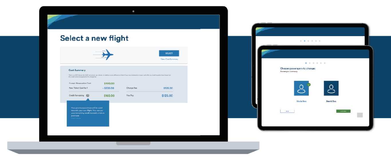 High-fidelity prototype mock-up