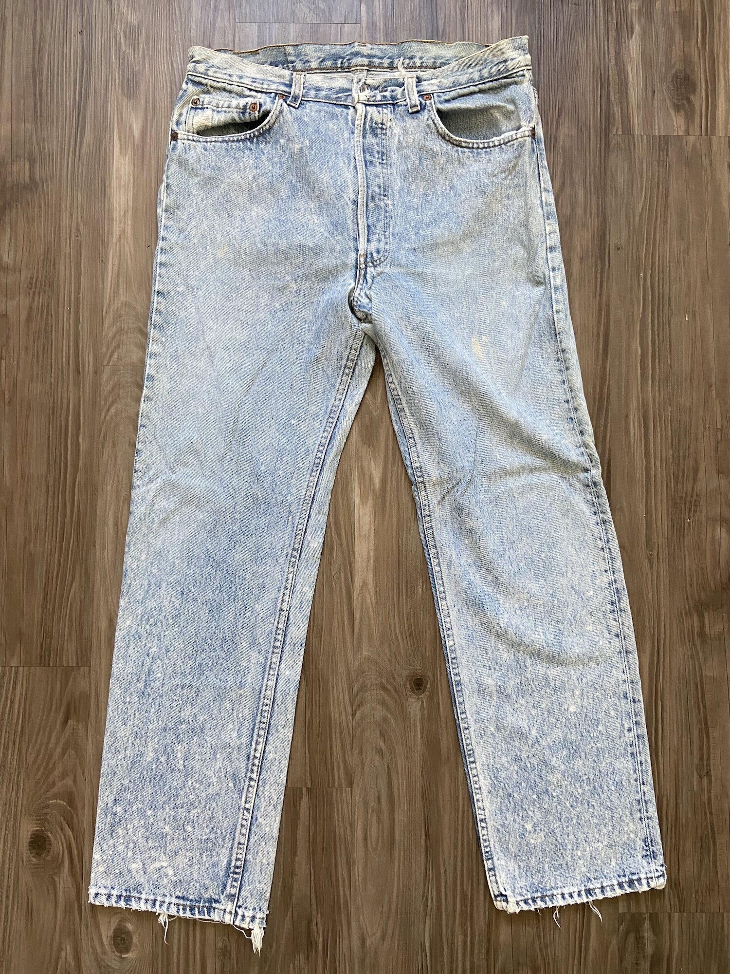 Vintage Levi's 501 Light Wash Denim Jeans