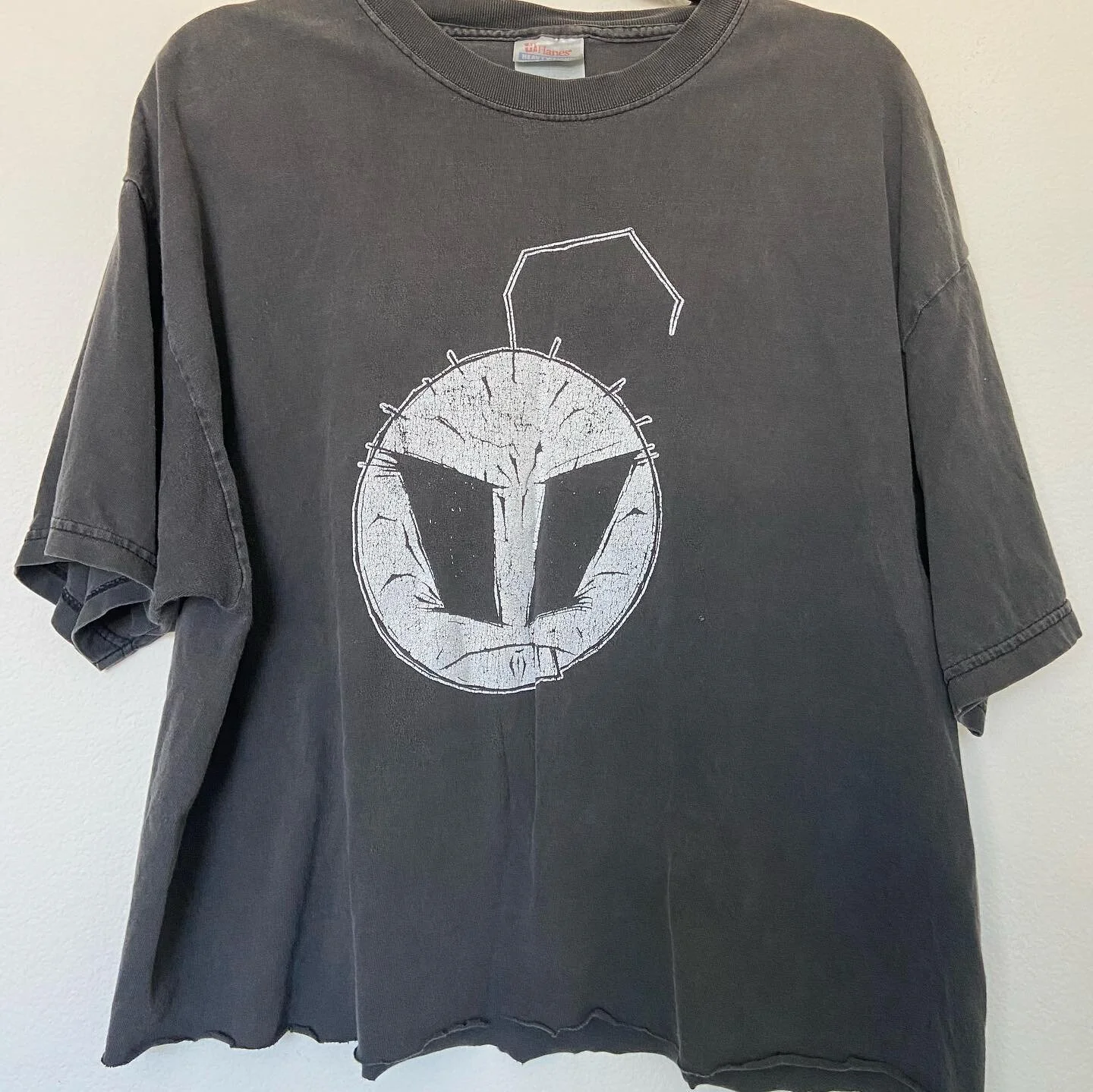 Vintage Happy Noodle Boy Invader Zim Jhonen Vasquez Graphic T-shirt Cut Off Crop T-shirt 💀 Shop DeadPeoplesShit.com (Link in Bio)