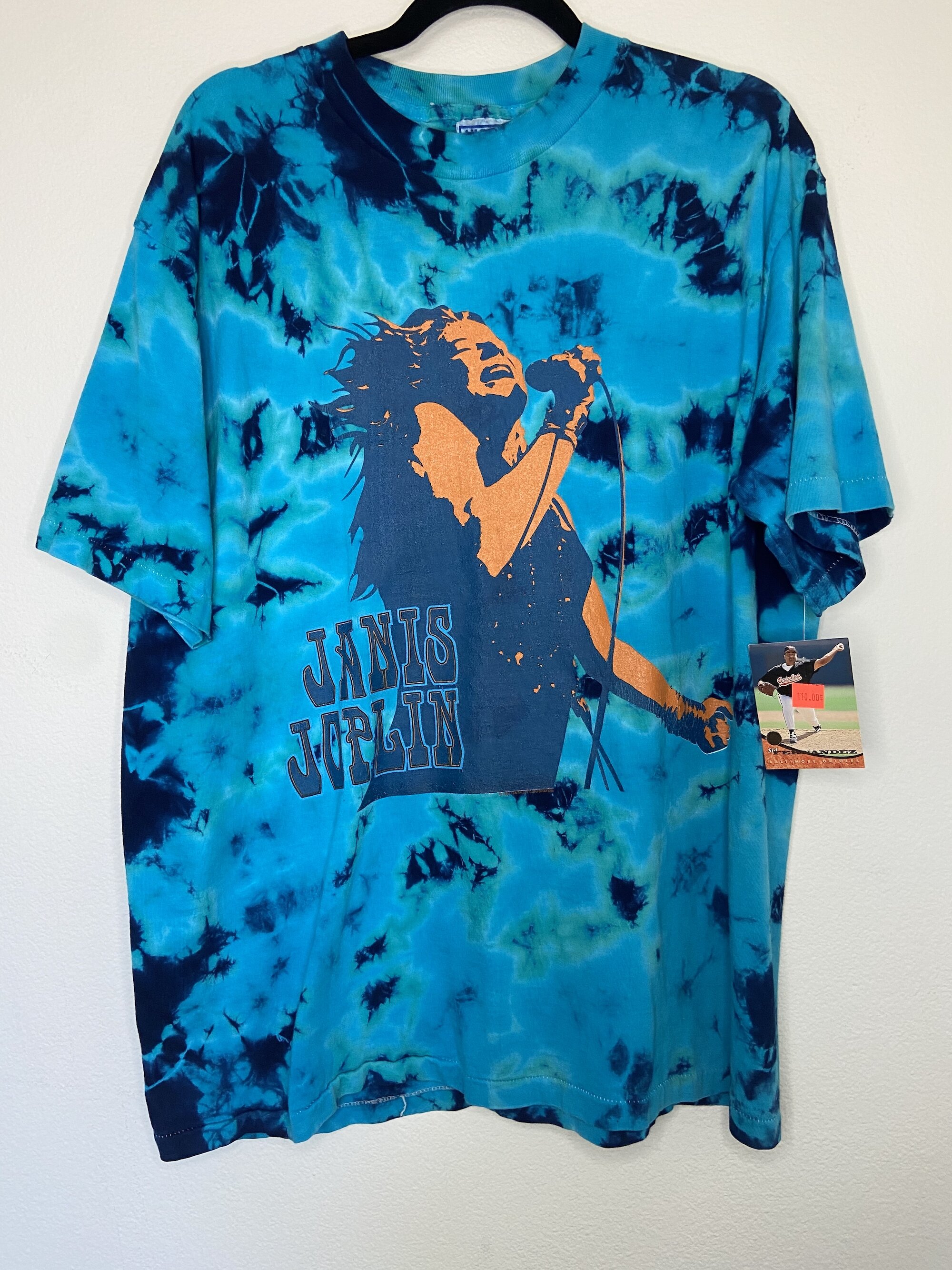 Vintage Janis Joplin 1994 Dead Stock Tie Dye All Sport T-Shirt