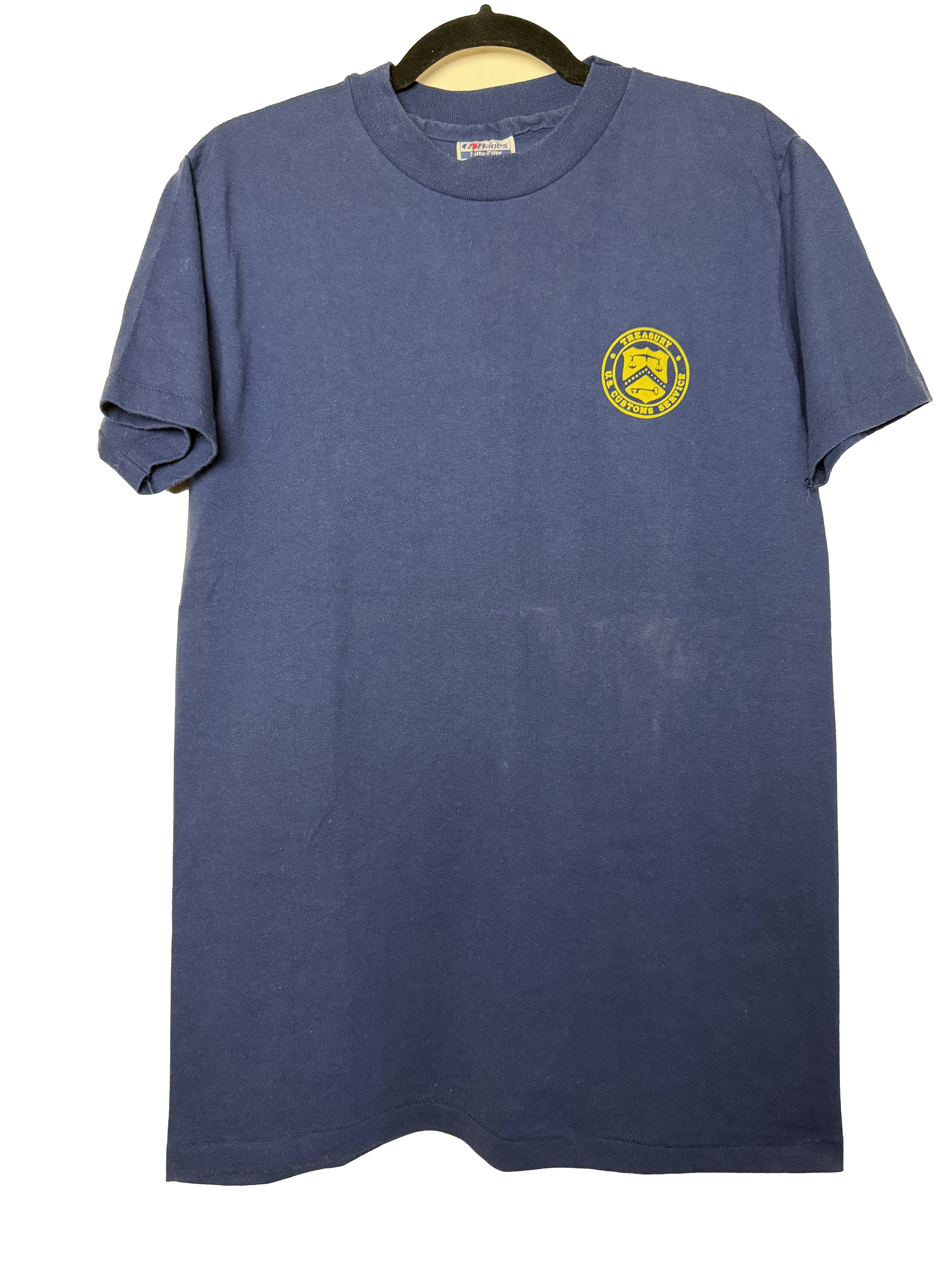 Vintage 1980's U.S. Customs Service - Department of Treasury Logo T-Shirt