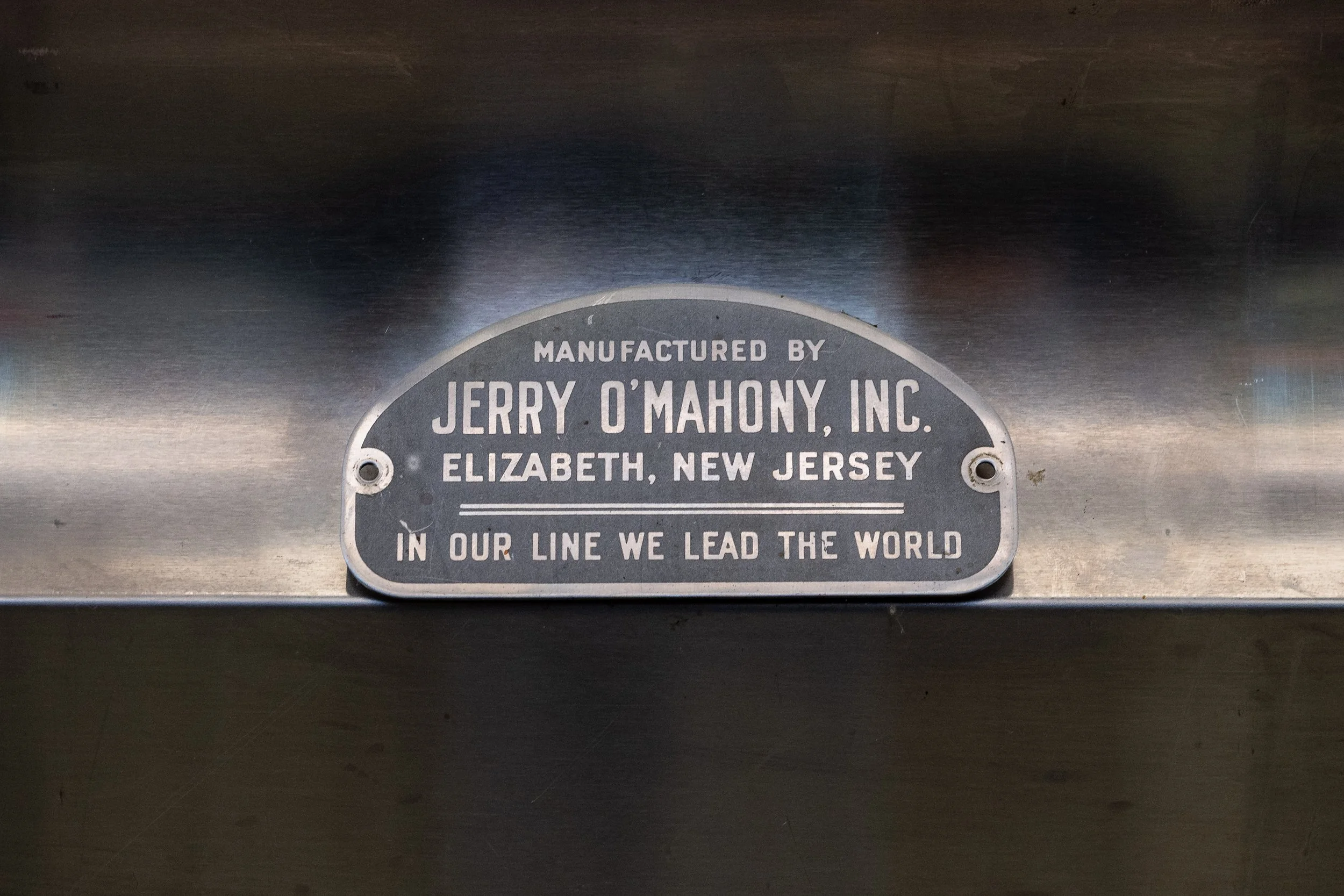 Jerry O'Mahony, Inc. Builder's Plaque