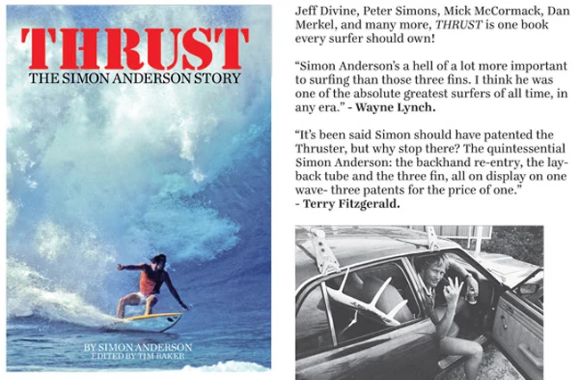 Simon Anderson instore book signing at Quiksilver Manly