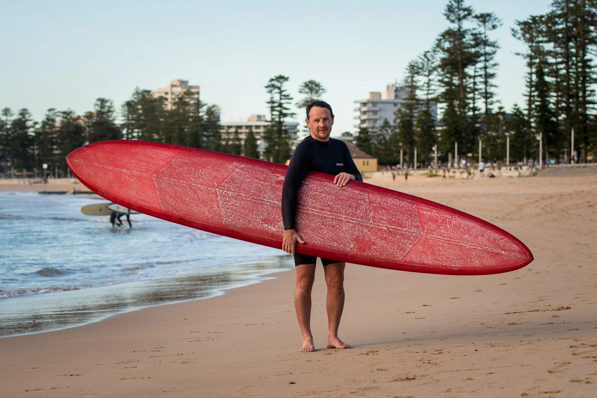 Big Big Red - Simon and 11'6" of fresh foam