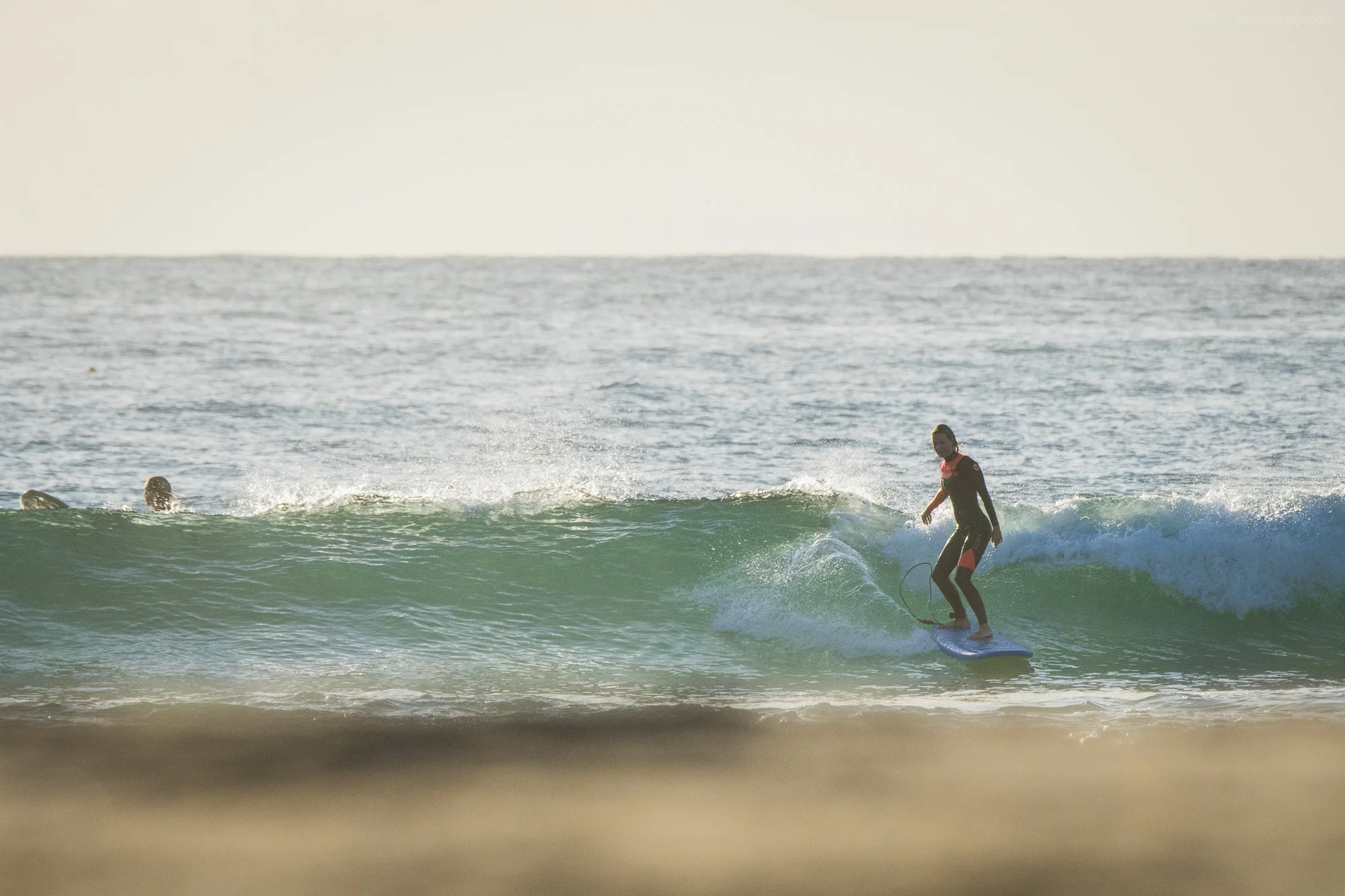 Water's so nice right now - once you get in