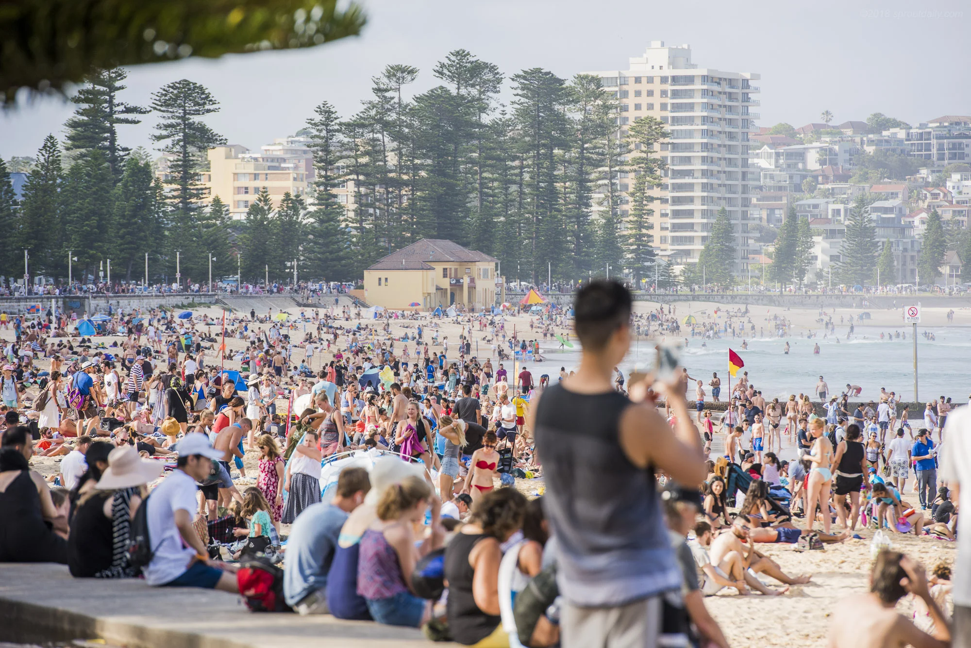 New Years Day Crowd