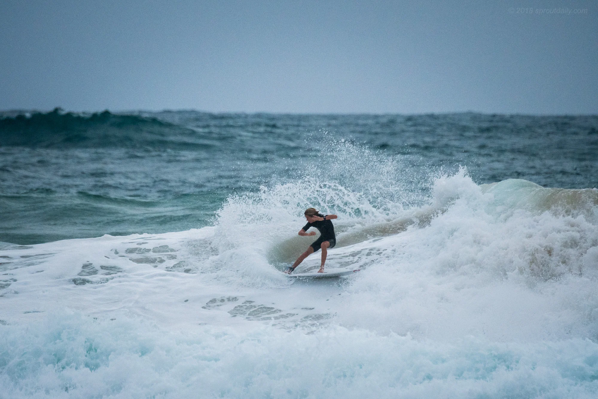 George Pittar slicing foam