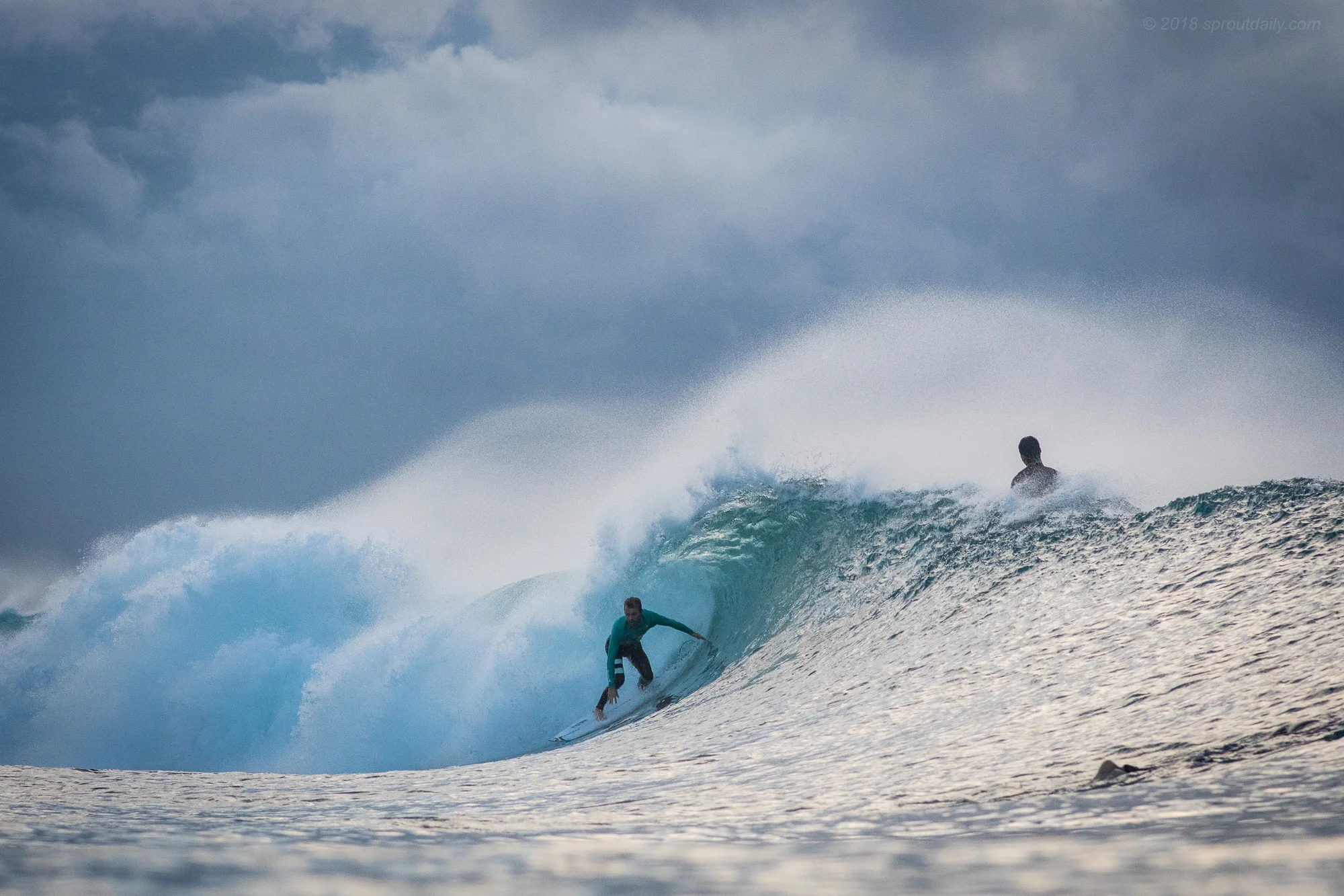 Ace Buchan setting the line