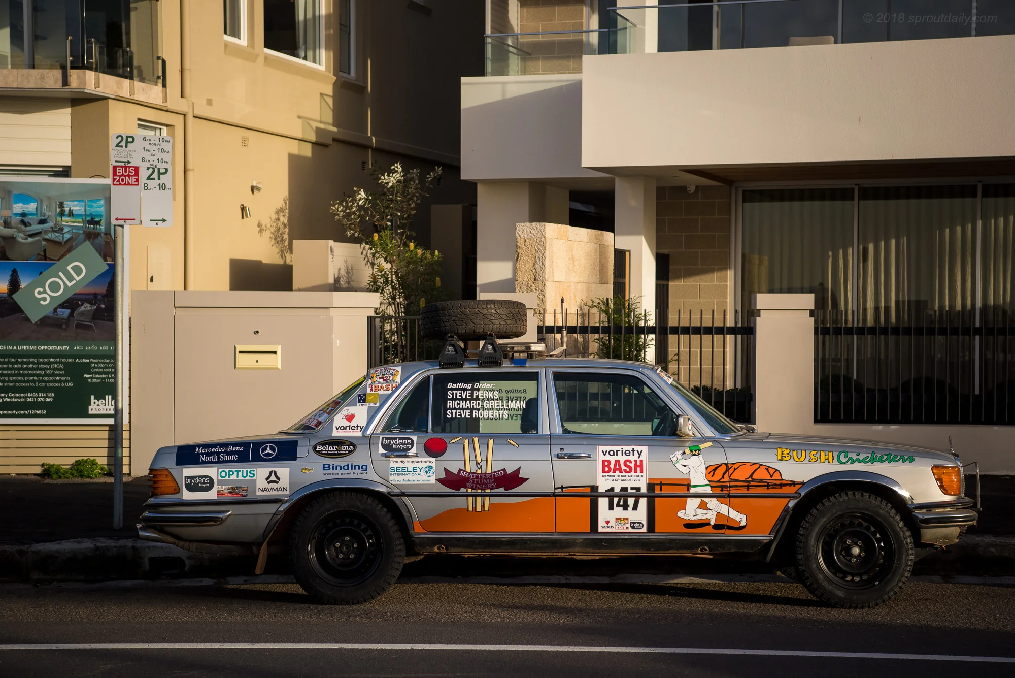 The Chairman's new Merc