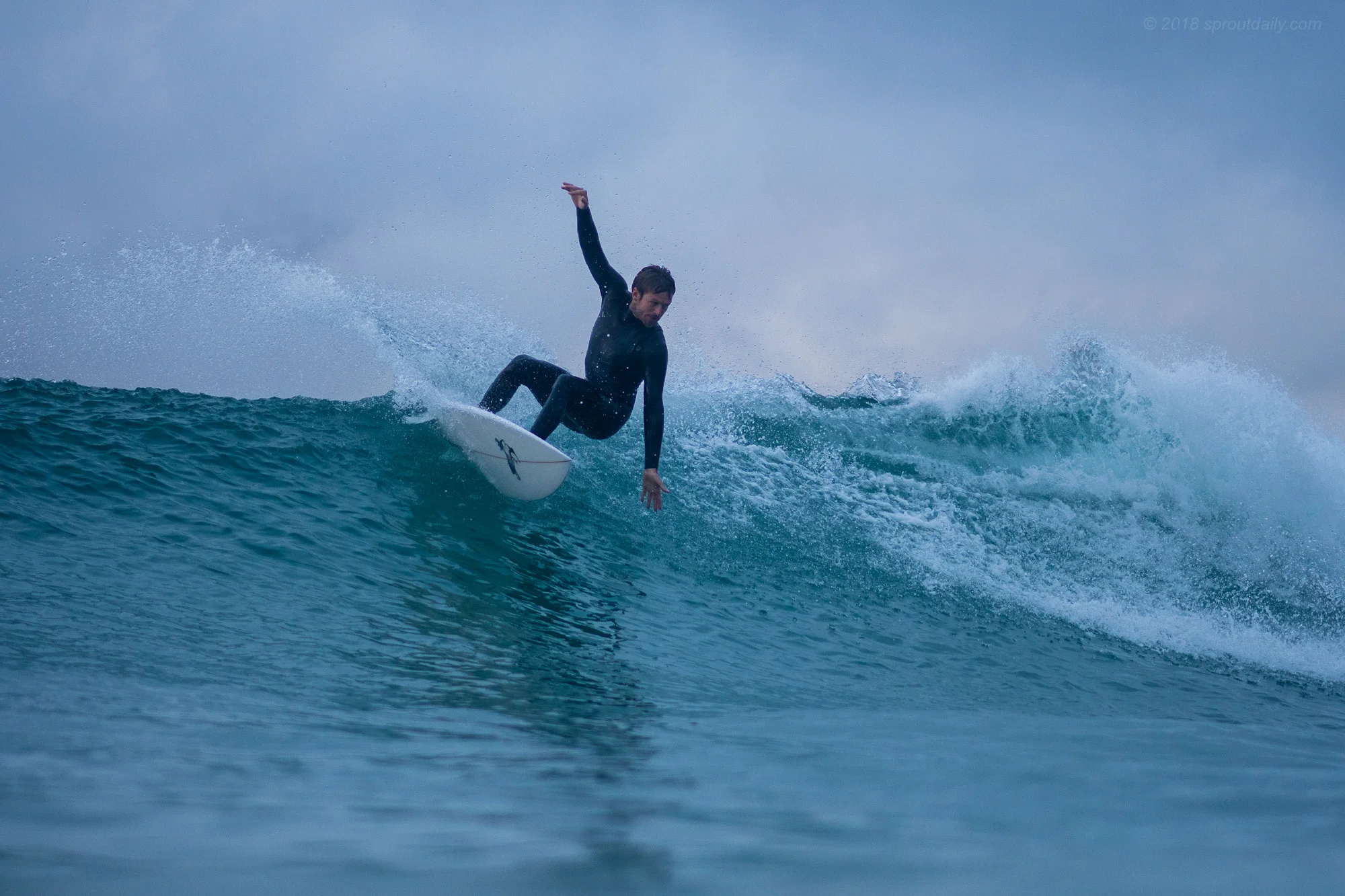 Jarrad channeling the "wounded seagull"