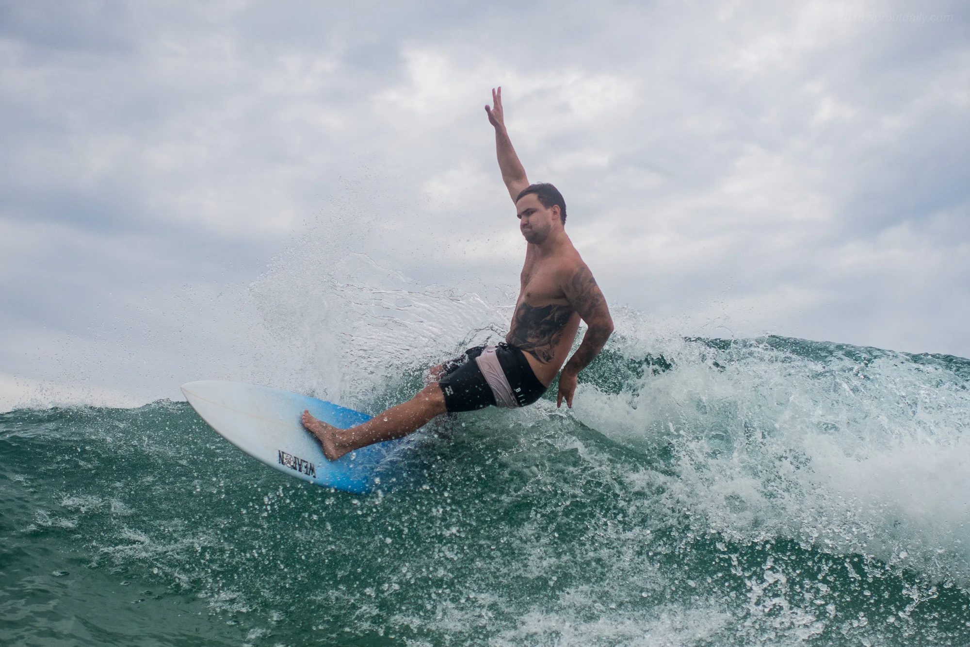 Stu - Full rail burial!