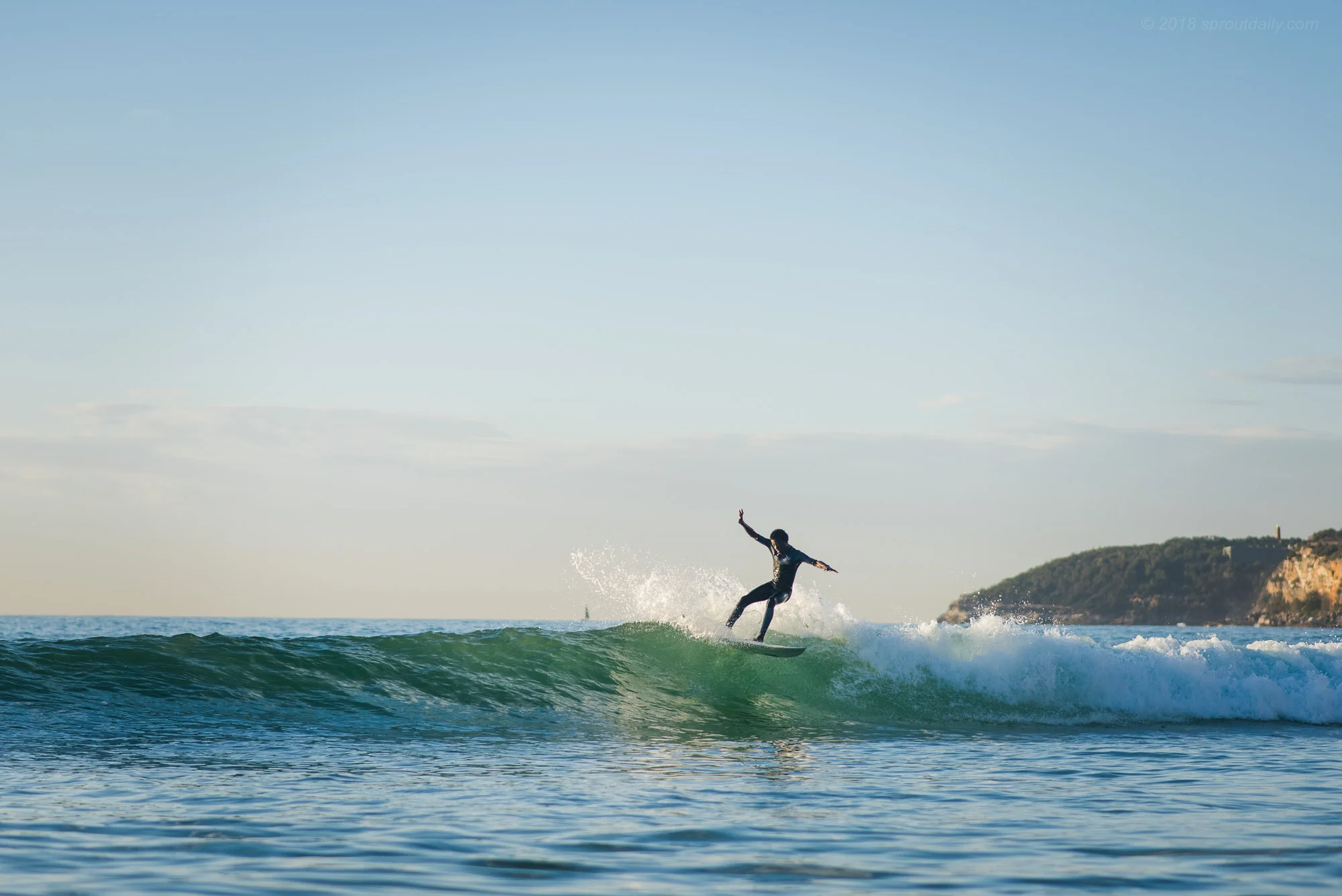 Turn of the morning on a 1 footer!
