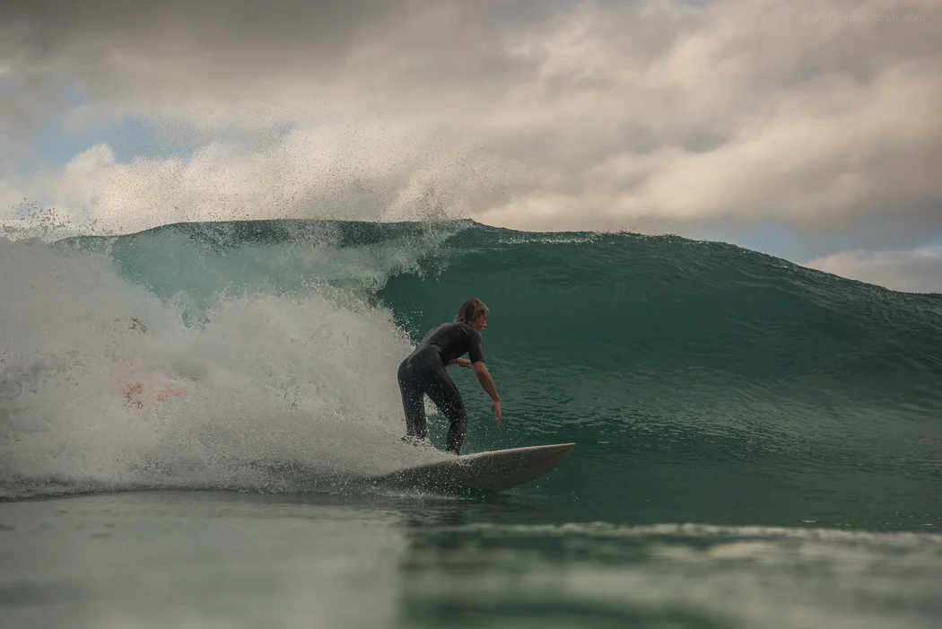 Alex negotiating the chaos. No idea how he got around the guy in the foam!