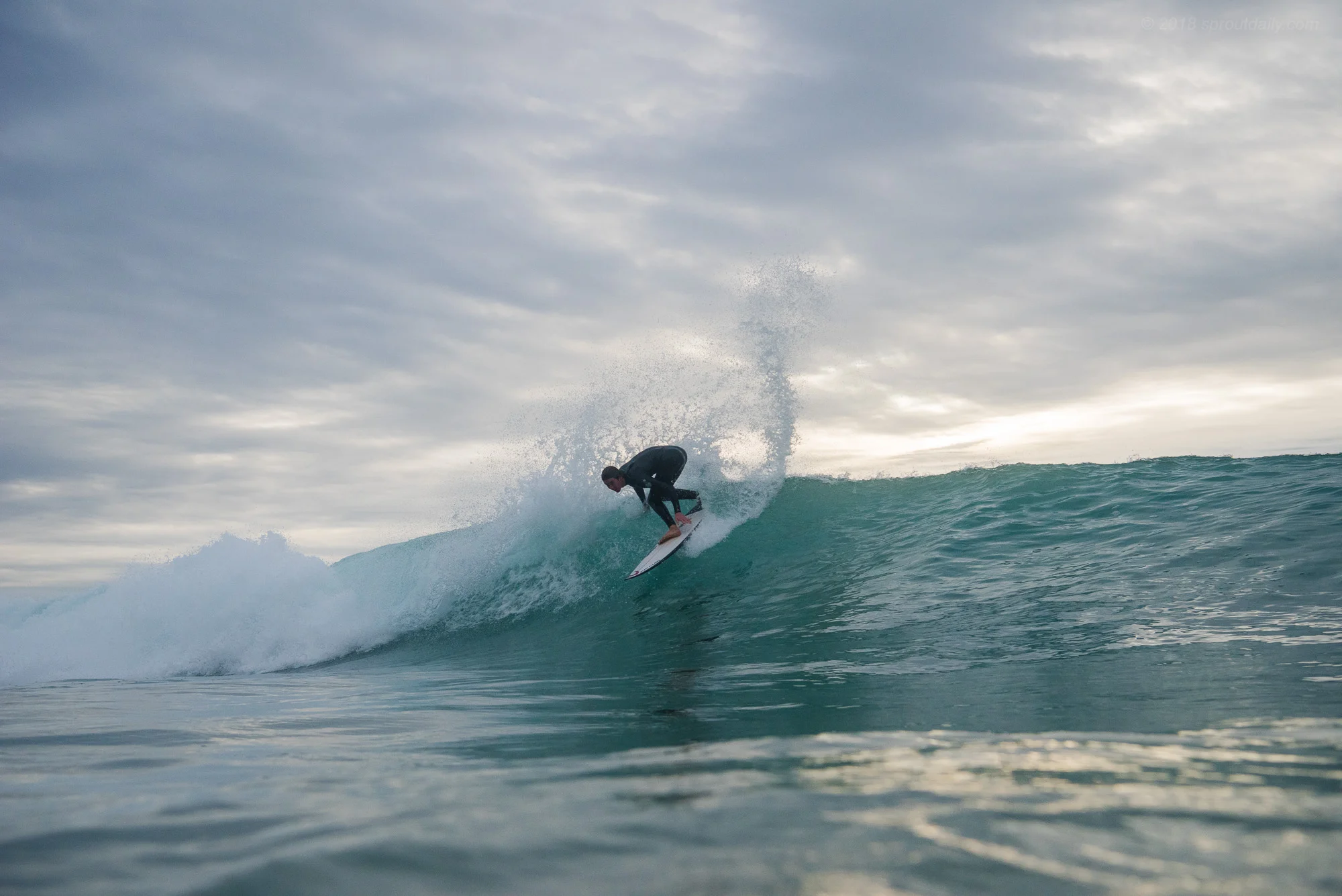 George Pittar enjoying the rip-bowl