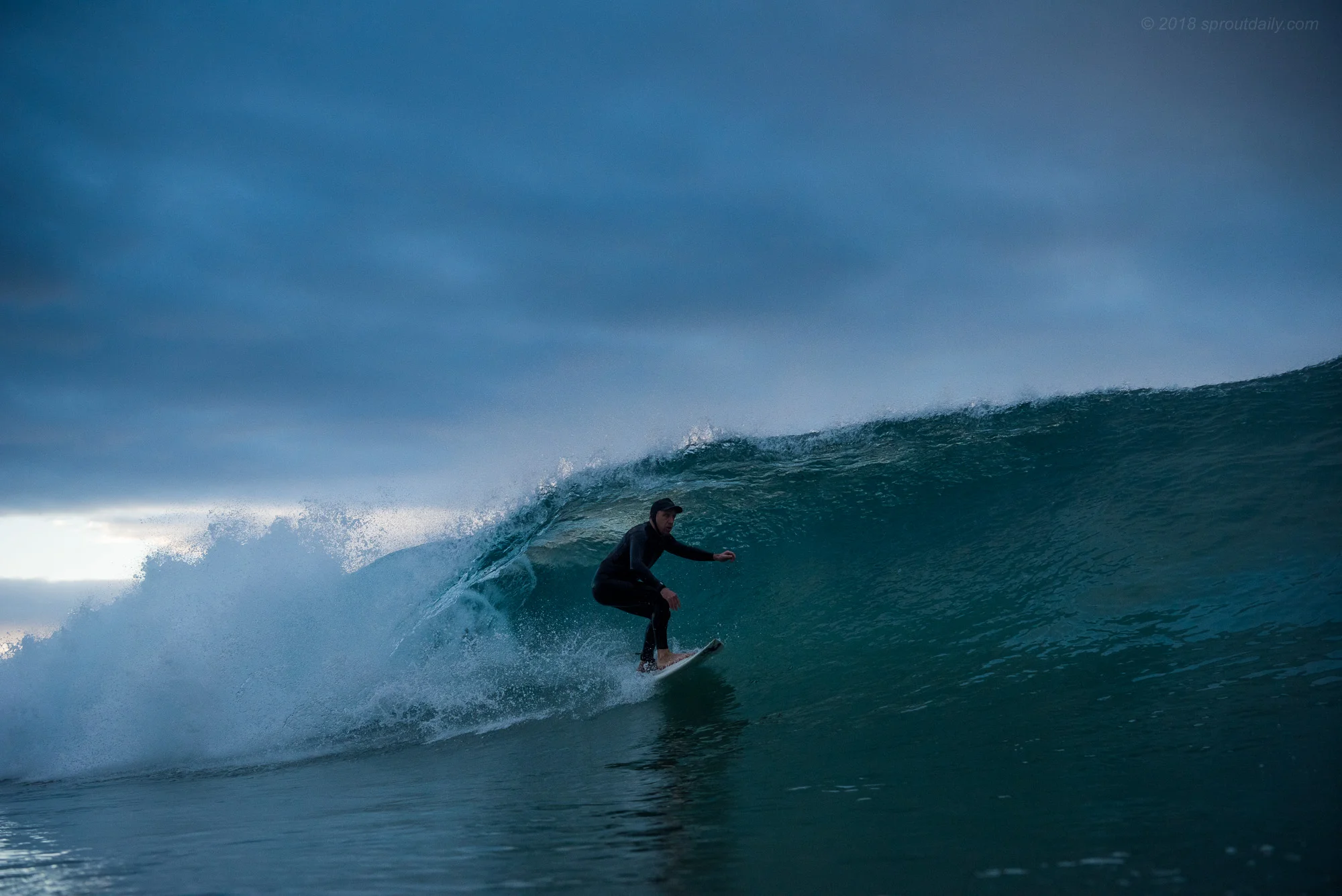 Sean limbering up for Bali
