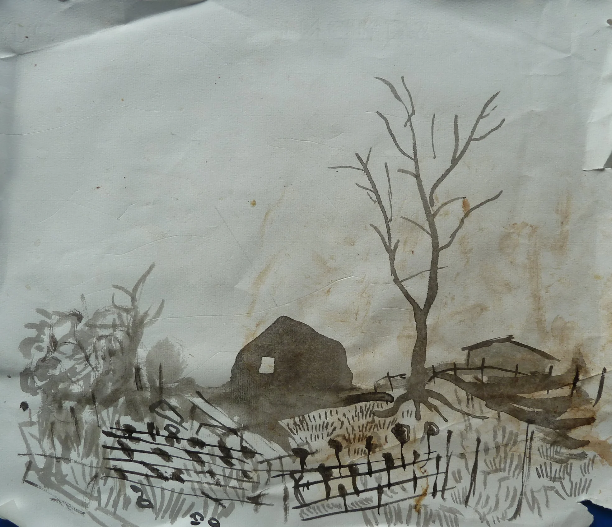 Cuadras y huerta en Tameza