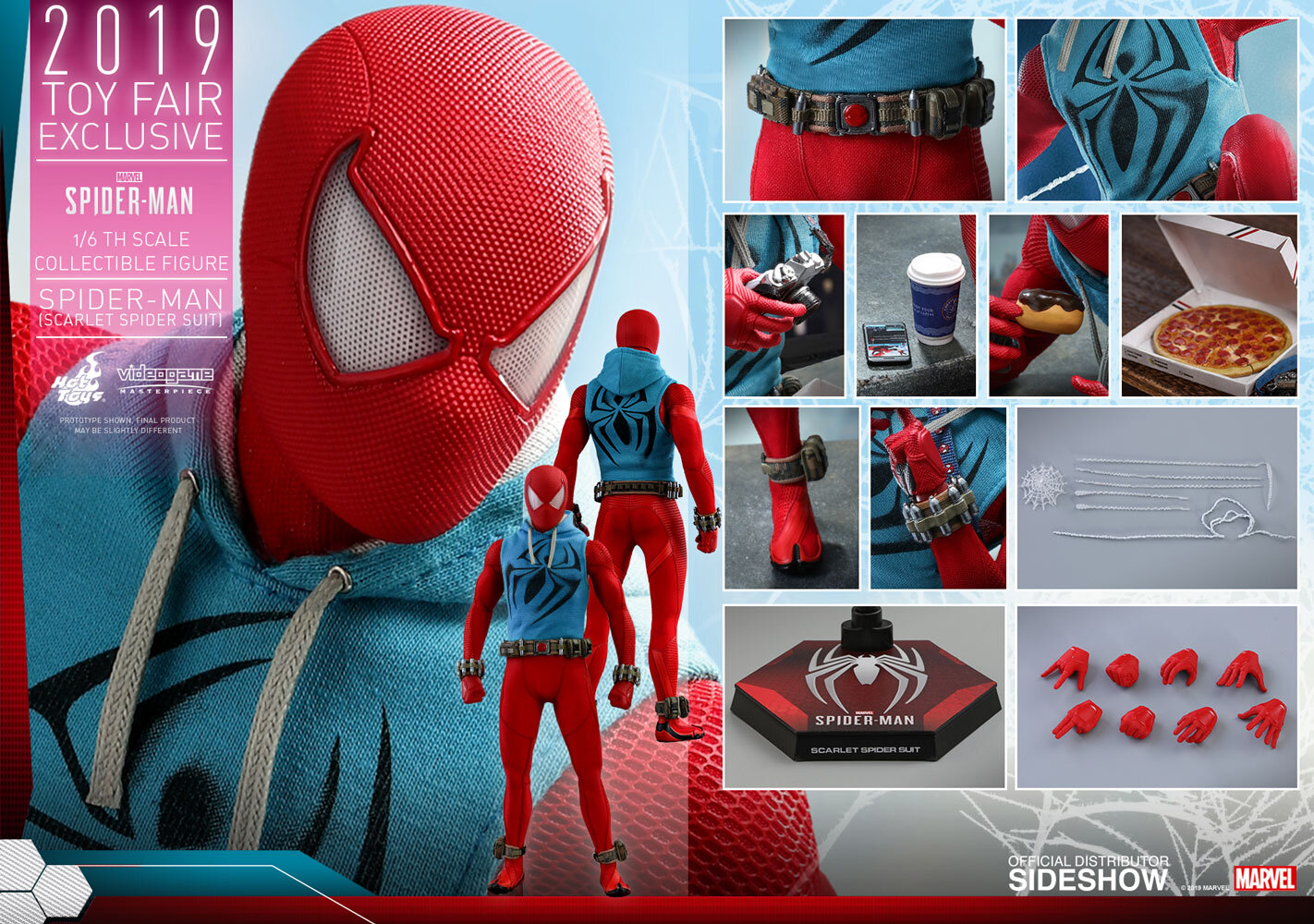 Hot Toys Spider-Man PS4 Scarlett Spider 2019 Toy Fair Exclusive Sixth Scale  Figure — the television and movie store