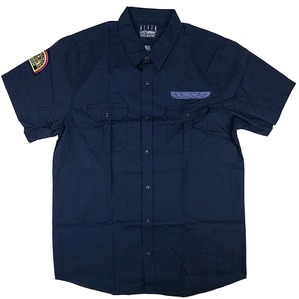 Alien 'Nostromo' Short Sleeved Crew Shirt — the television and movie store