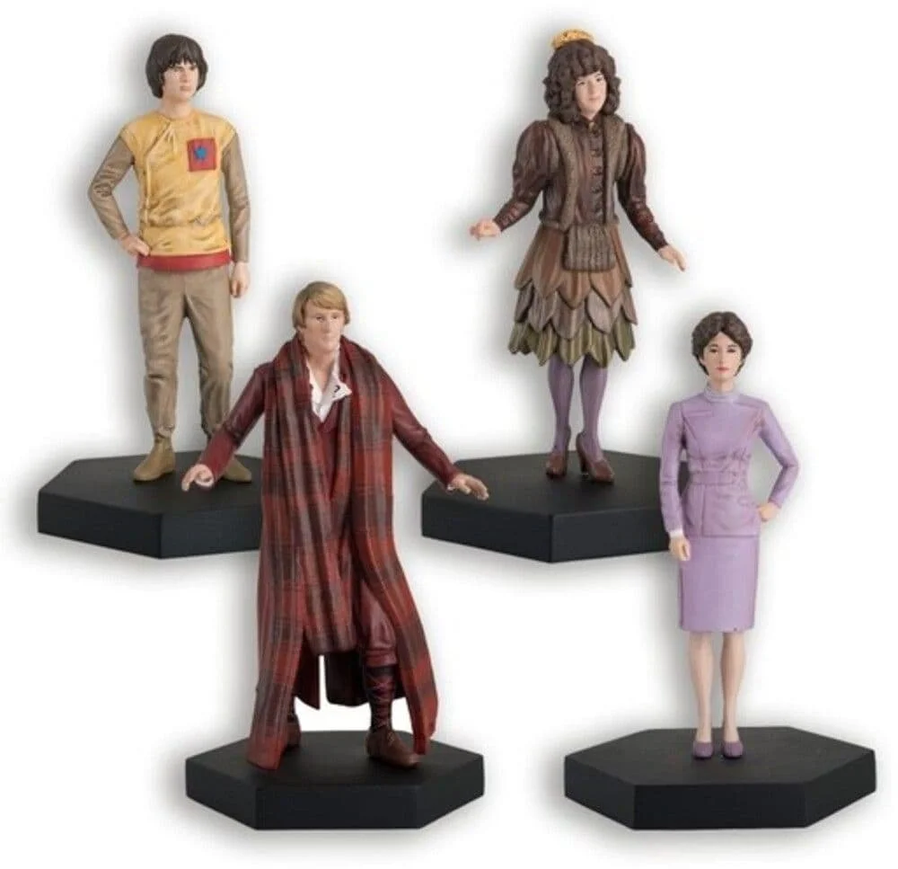Eaglemoss Fifth Doctor Companion Figurine Set