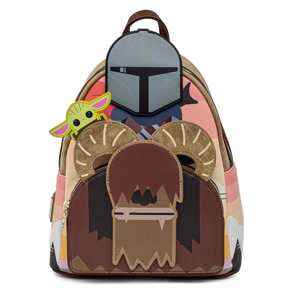 Loungefly Star Wars Mandalorian and Grogu Mini Backpack — the