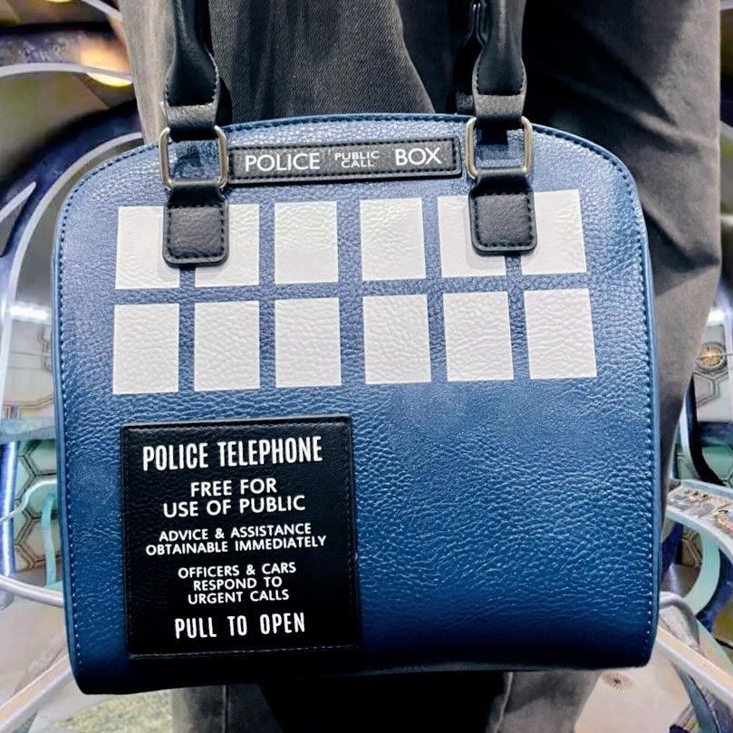 New Doctor Who backpack, wallet, and handbag available in-store and online now! All made from vegan-friendly faux leather.

#tvm #tvandmoviestore #tvmnorwich #televisionandmoviestore #thetvandmoviestore #norwich #tardis #doctorwho #doctorwho60thanniv