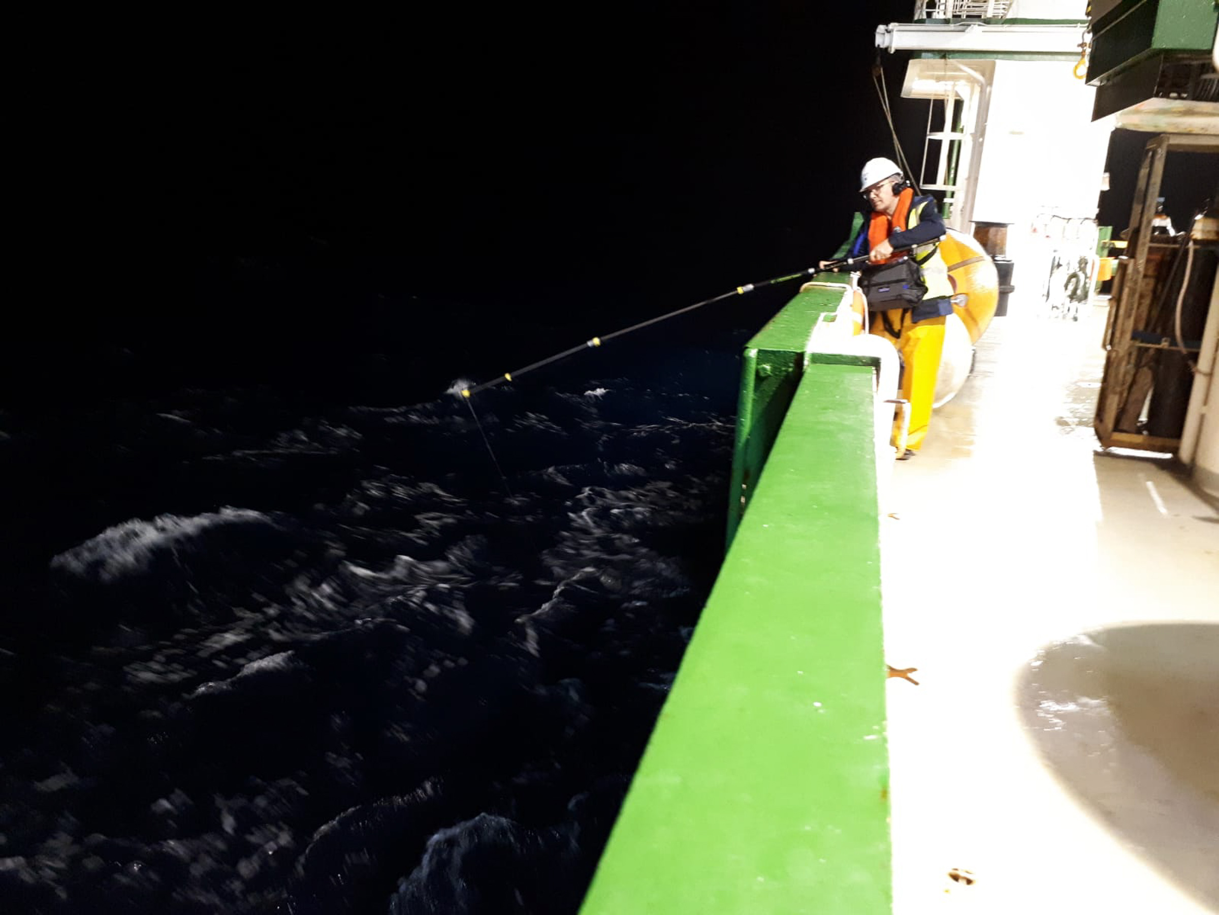 1. David Stalling Aerial Sparks_ RV Celtic Explorer 2018_Nightly underwater sound recording. Image by Sergei Lebedev.jpg