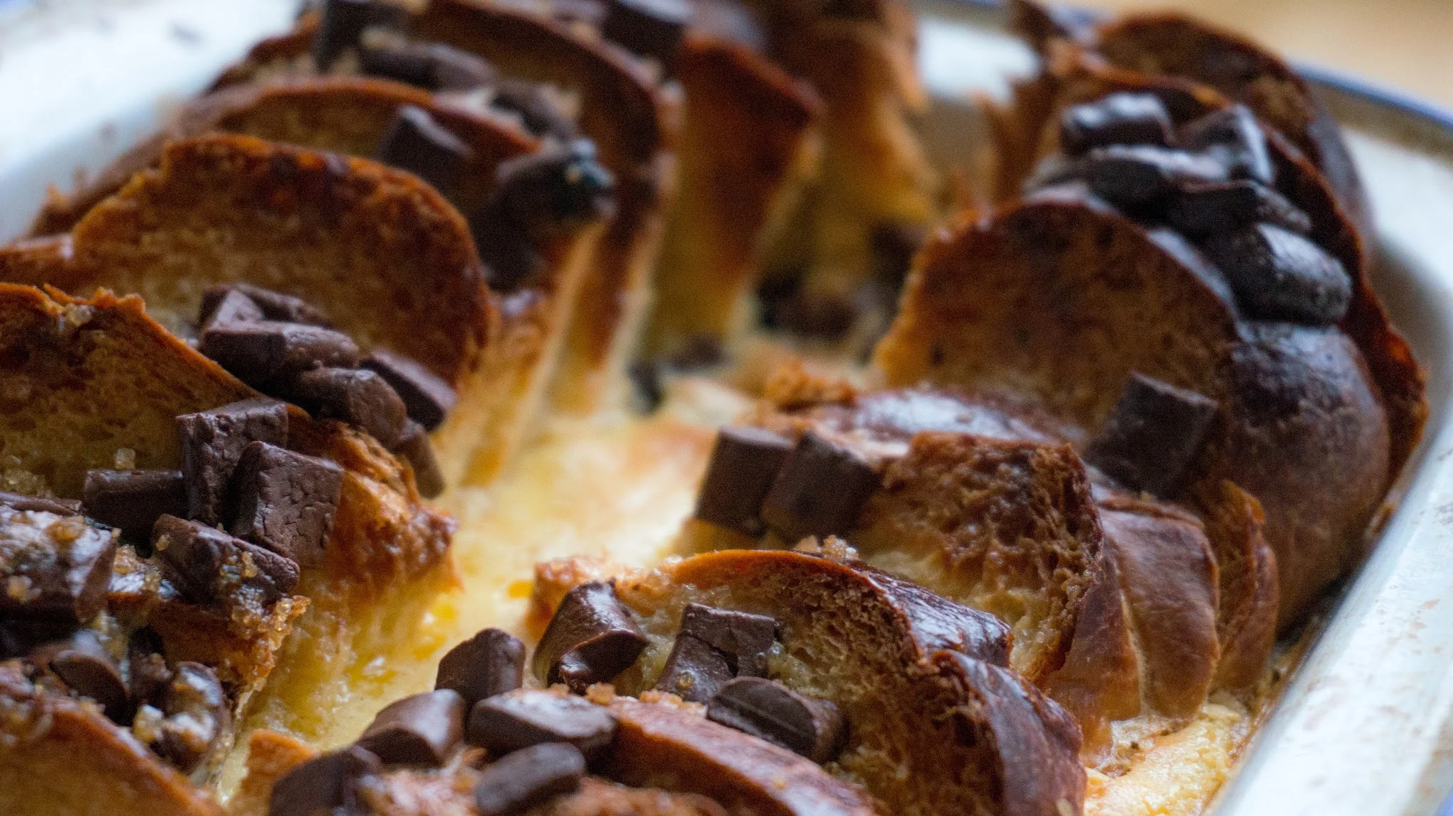 Chocolate and Orange Bread and Butter Pudding — With Love, Kate