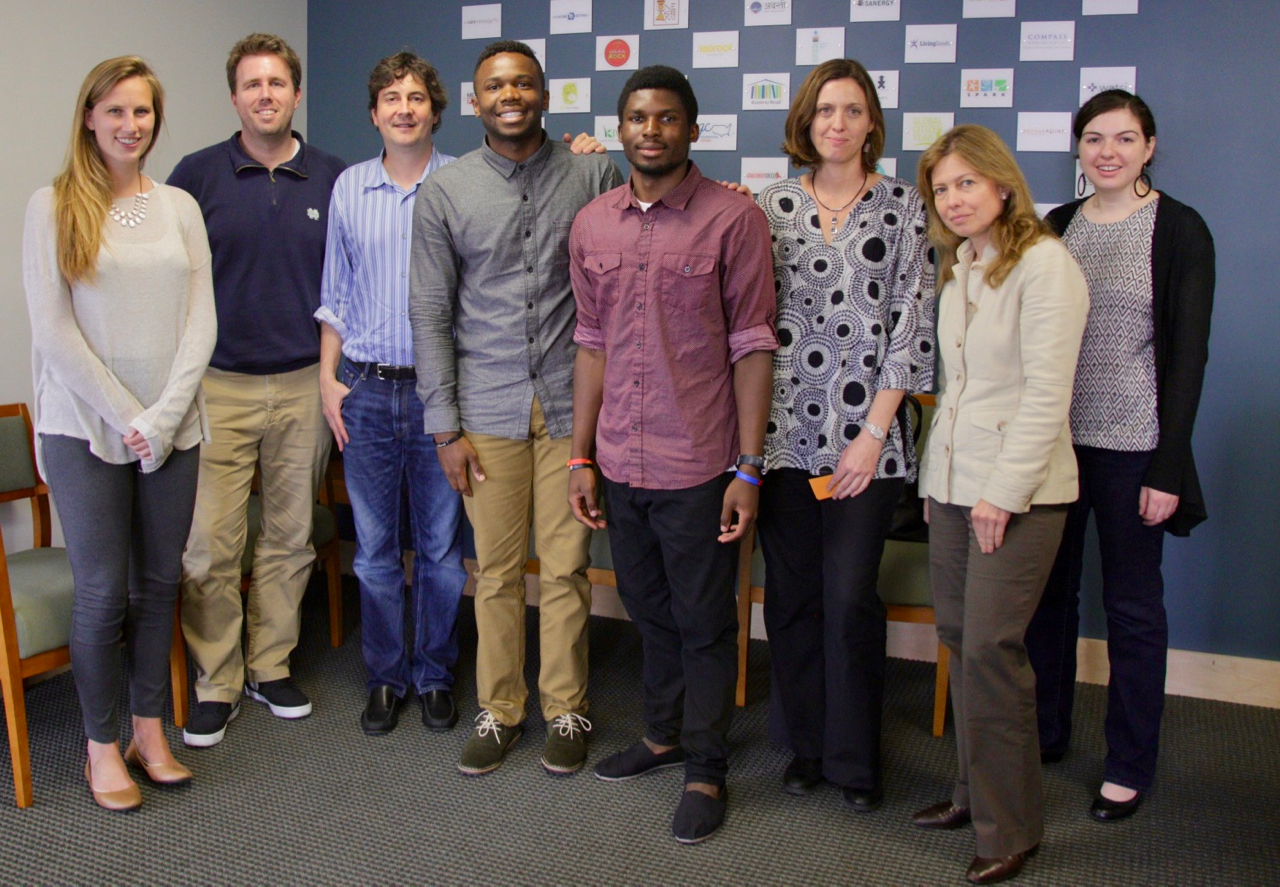 Deo and Refuge point's staff