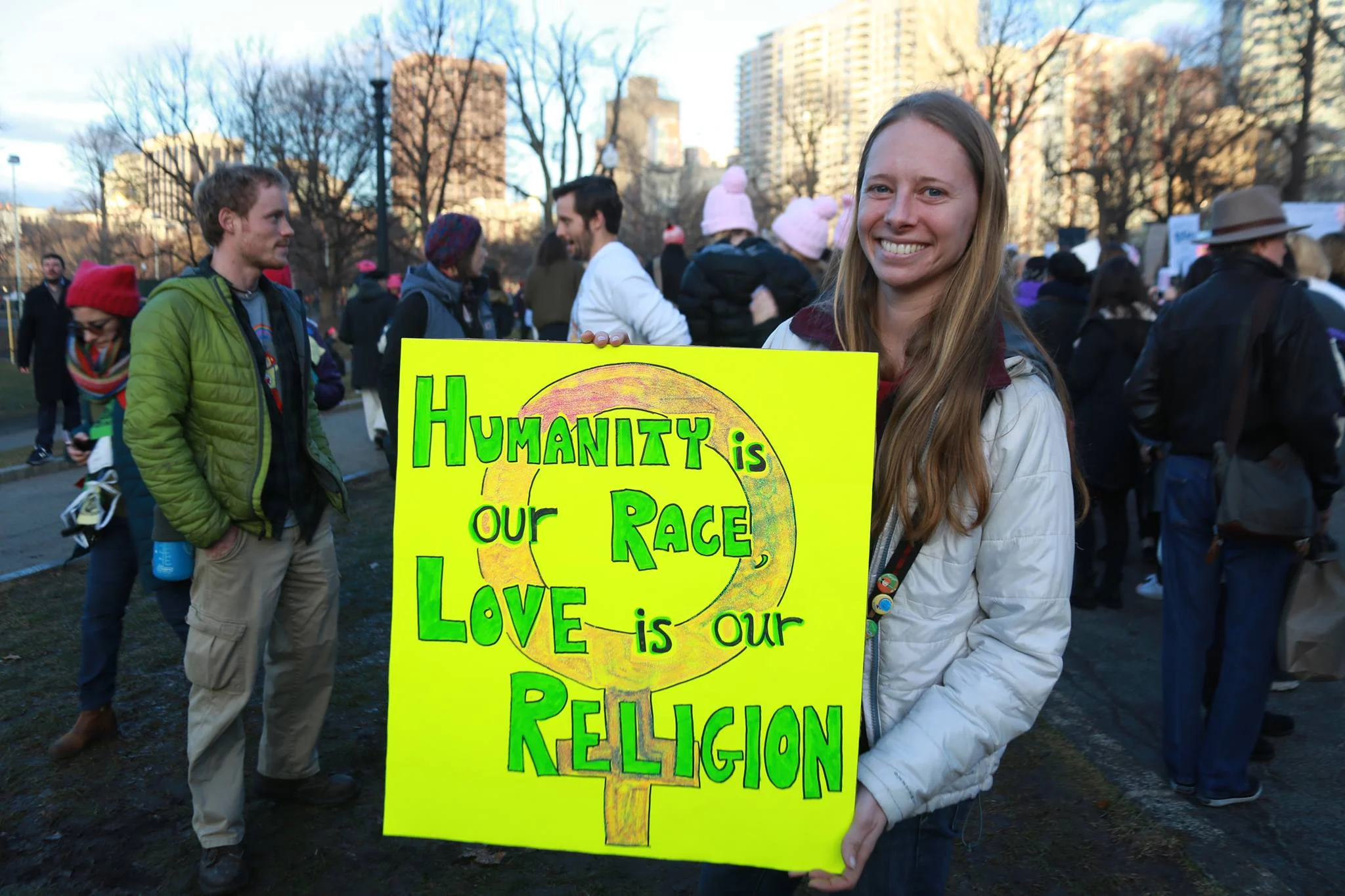 Photo by Vinny Mwano at a protest in Boston
