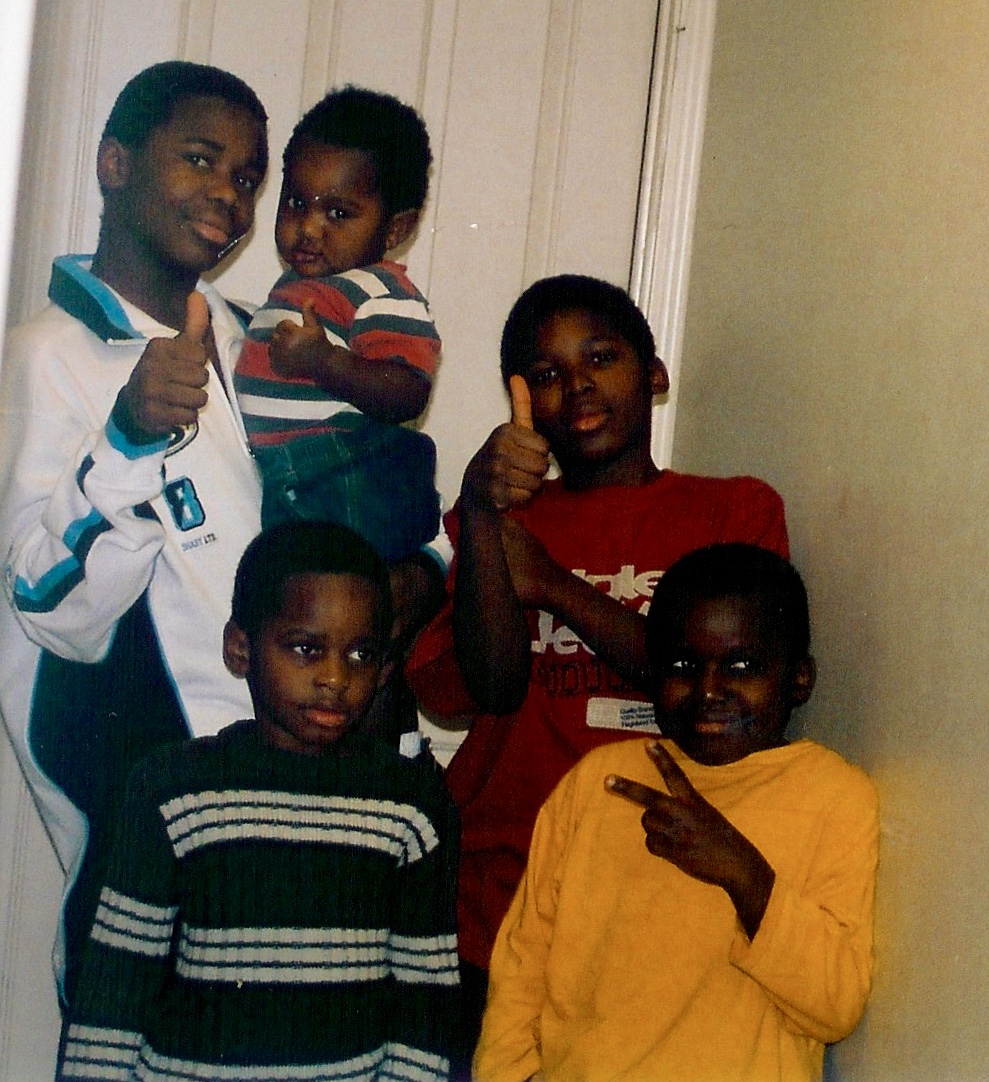 Deo and his brothers in the spring of 2004