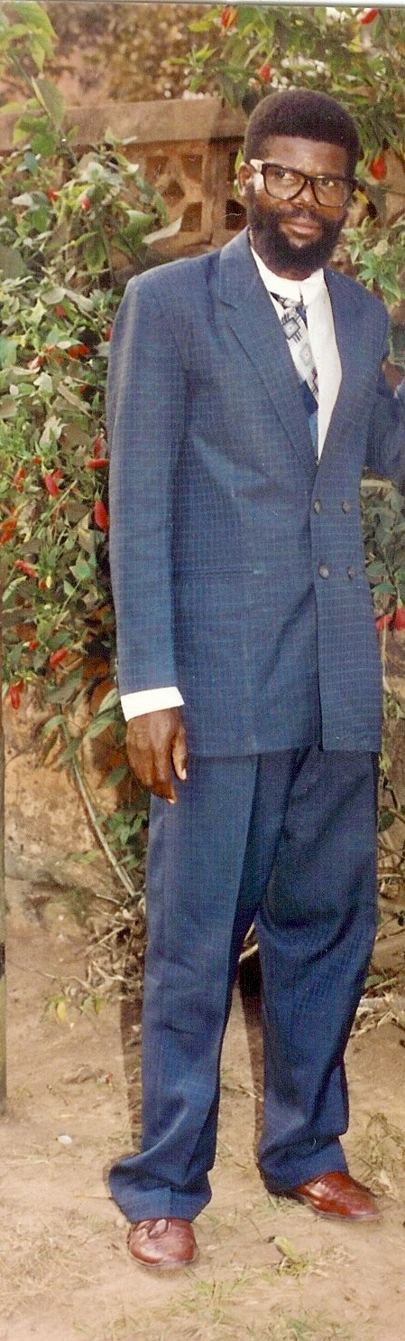 Deo's father in the Congo in 1995.