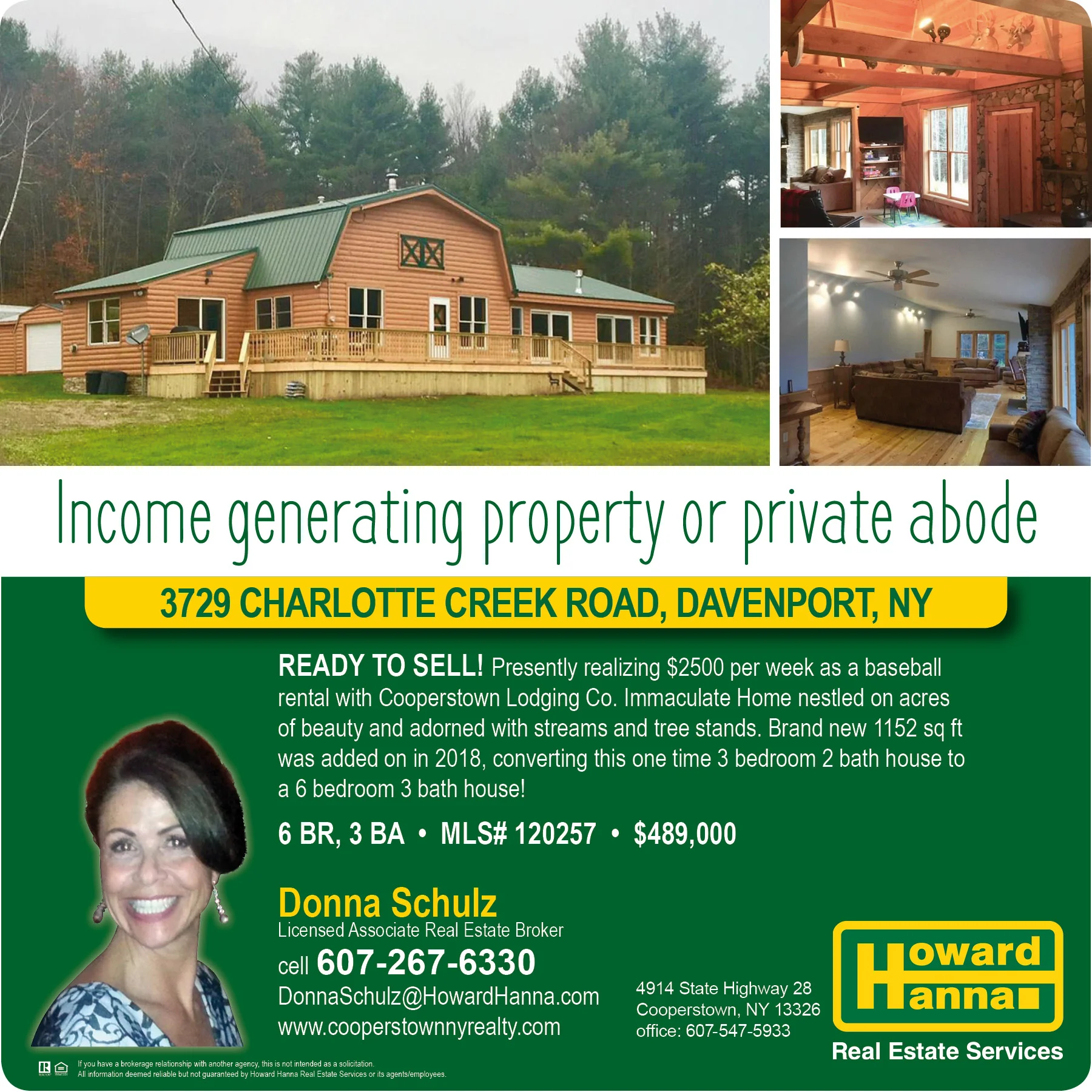 Donna Schulz can help you find the perfect home! Call her today!