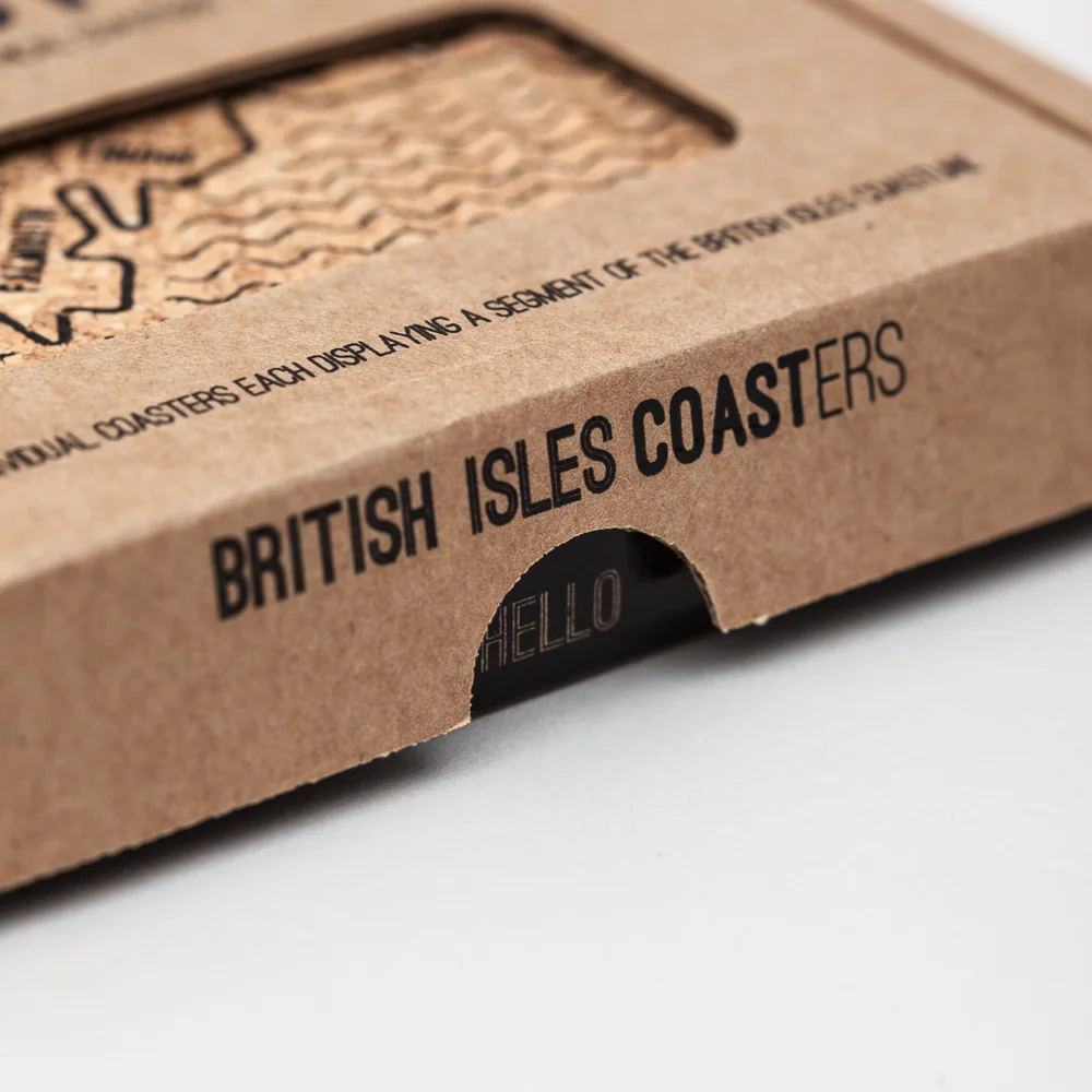 British Isles Cork Coasters