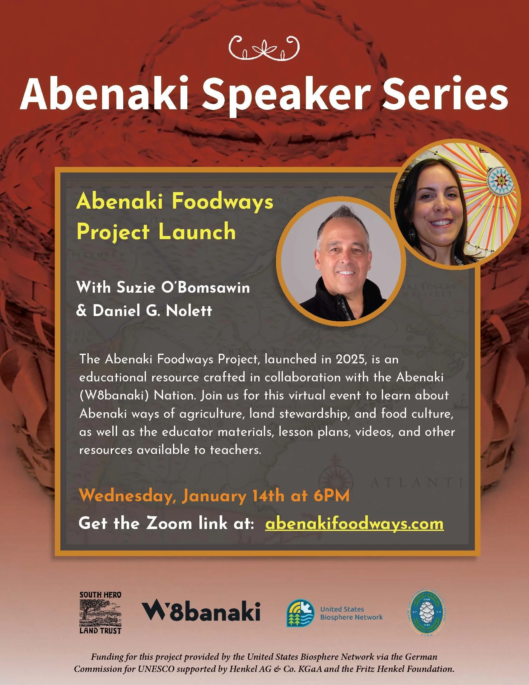 Abenaki Speaker Series: Abenaki Foodways Project Launch