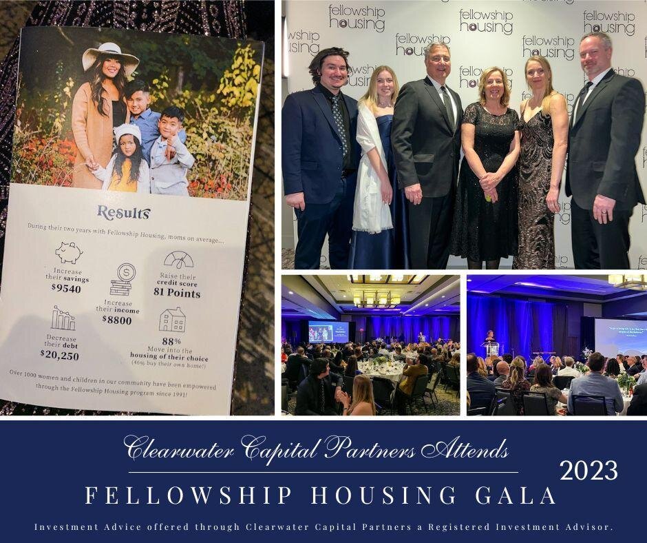 Another amazing @FellowshipHousing experience at their annual gala this weekend. The Clearwater Capital team was proud to be a part of an evening surrounded by a community of givers serving this important and impactful organization. Fellowship Housin