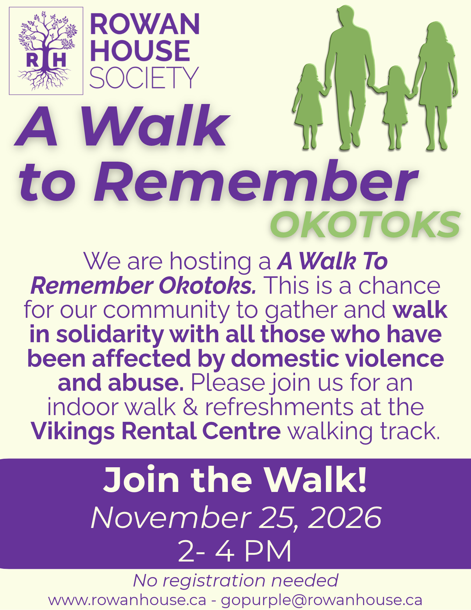 Walk to Remember, Okotoks 
