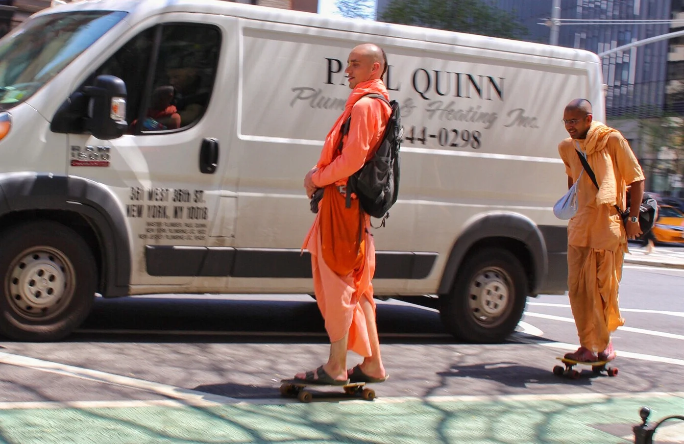  Skateboarding Hare Krishnas 