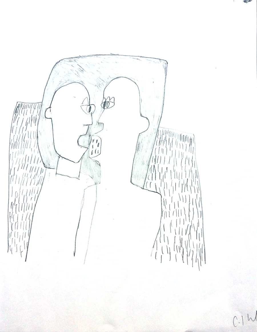 Incest - pencil on paper