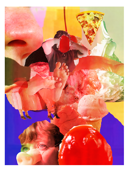 flesh - digital print
