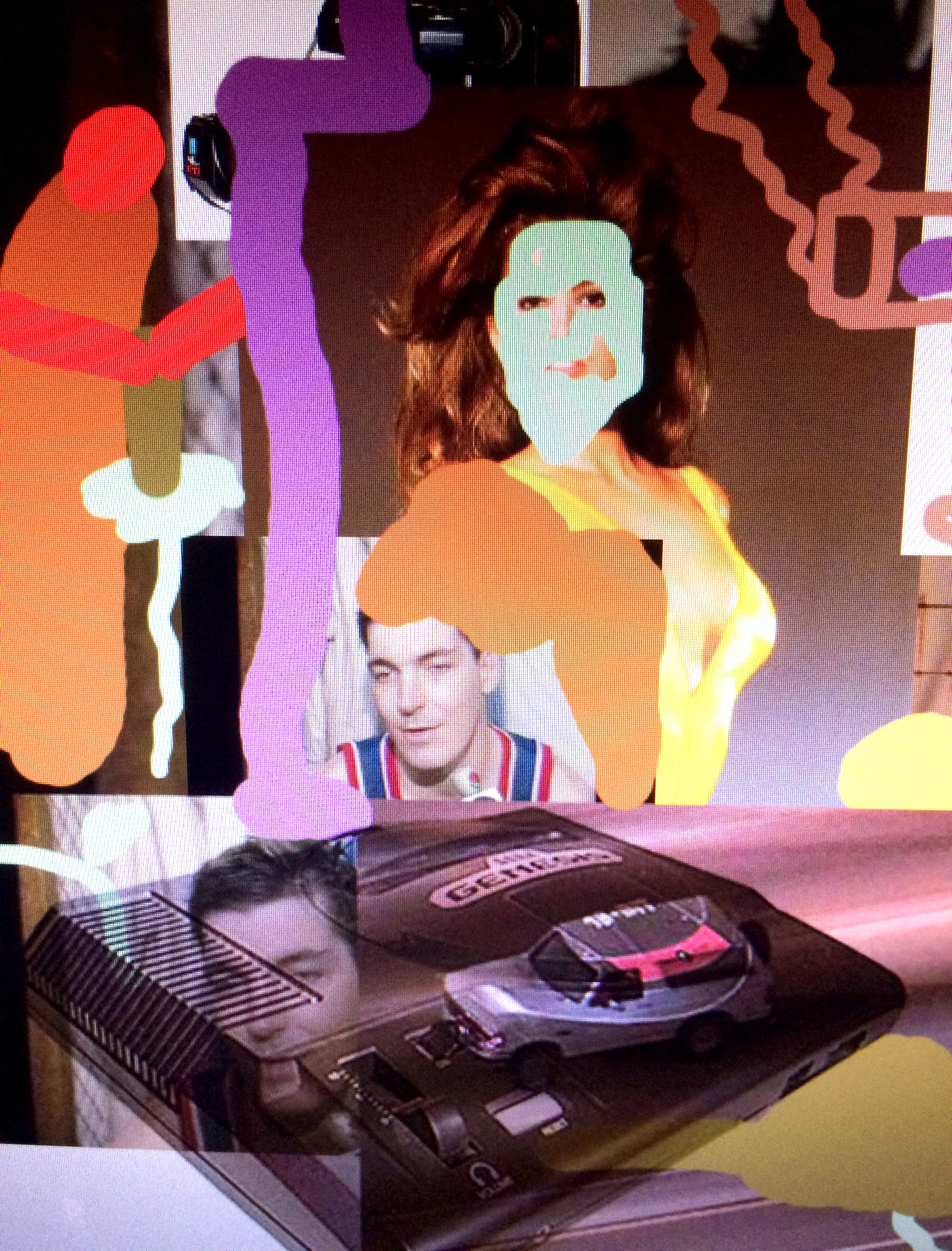 90s idols - digital collage