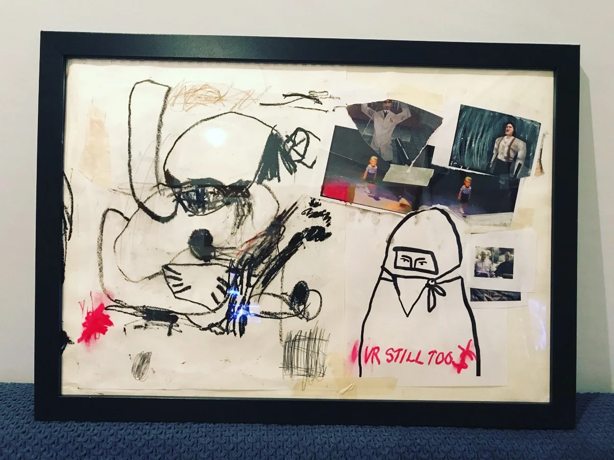 vr too $$ - mixed media