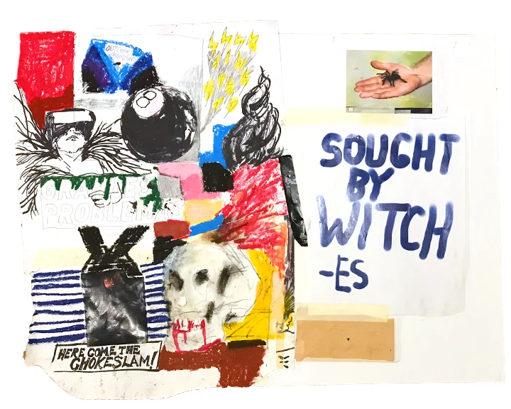 sought by witches - mixed media