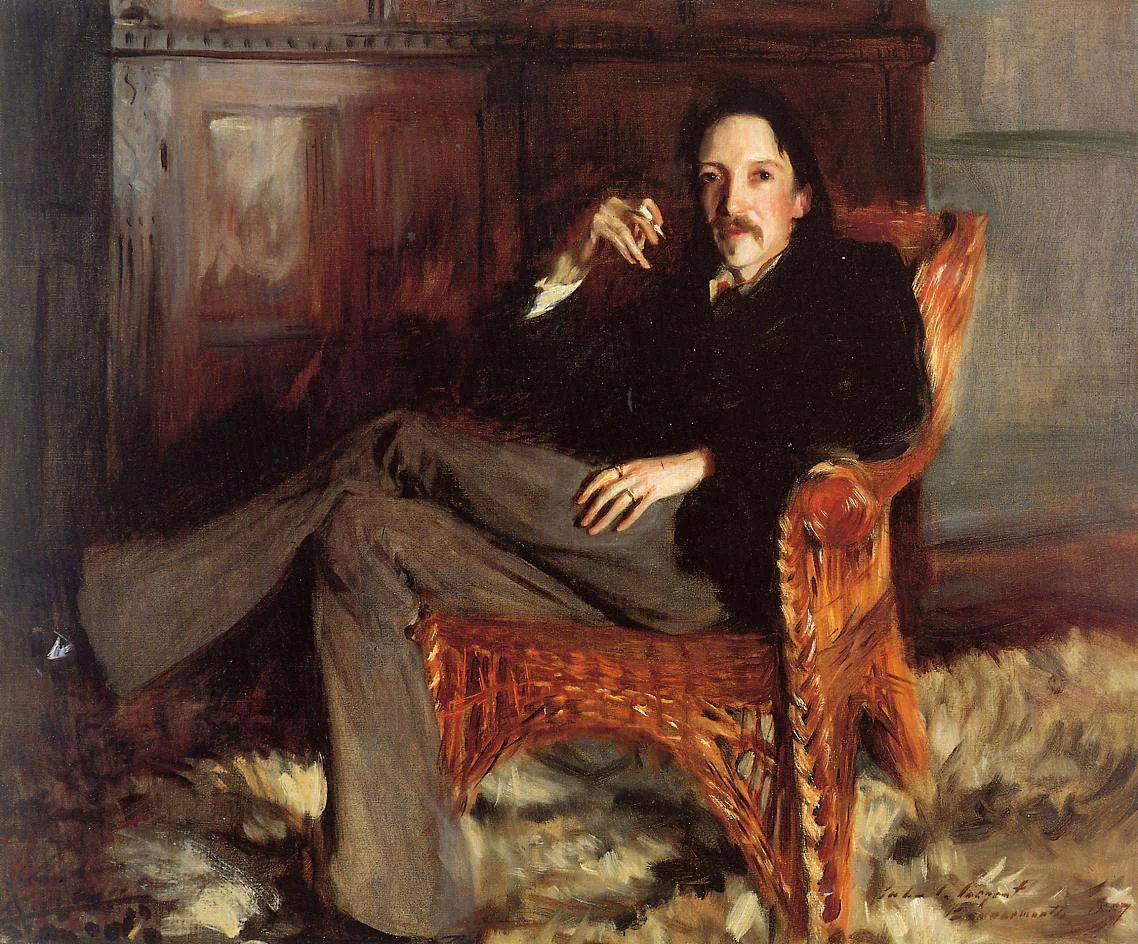 Robert Louis Stevenson by Sargent.