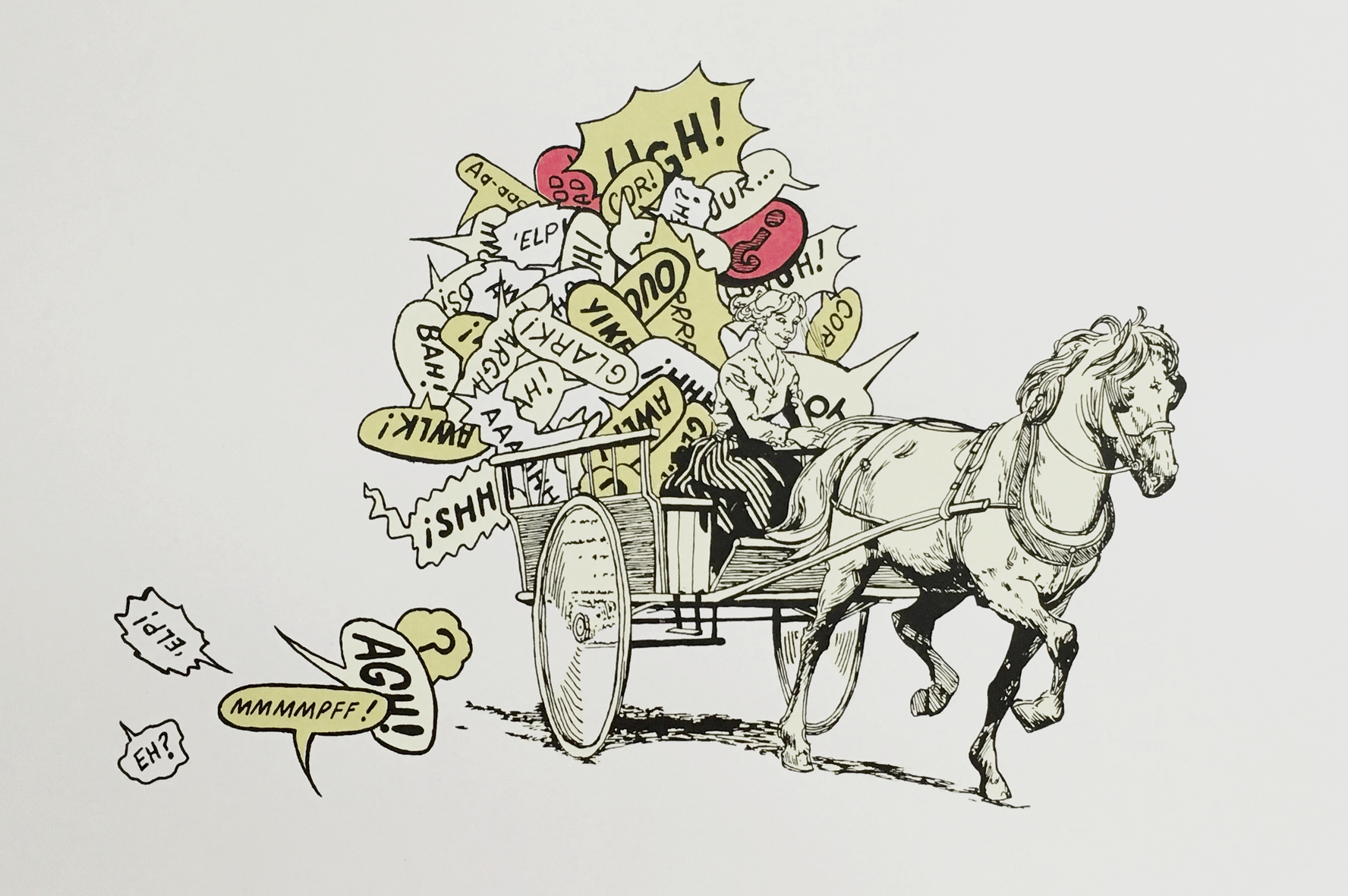 shitload, screenprint, 590 x 420 mm, £450 (framed) £400 (unframed) ed. 50