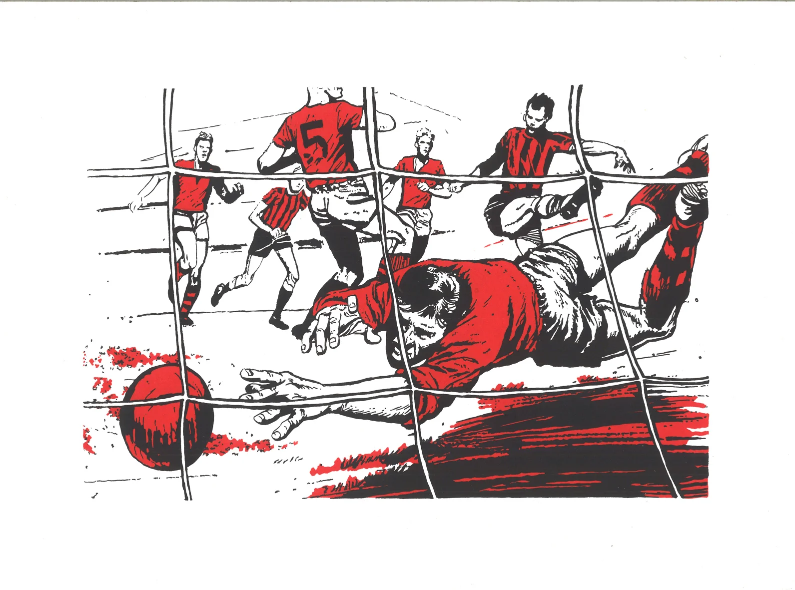 shot , screenprint, 297 x 400 mm, £450 (framed) £400 (unframed ed. of 50)